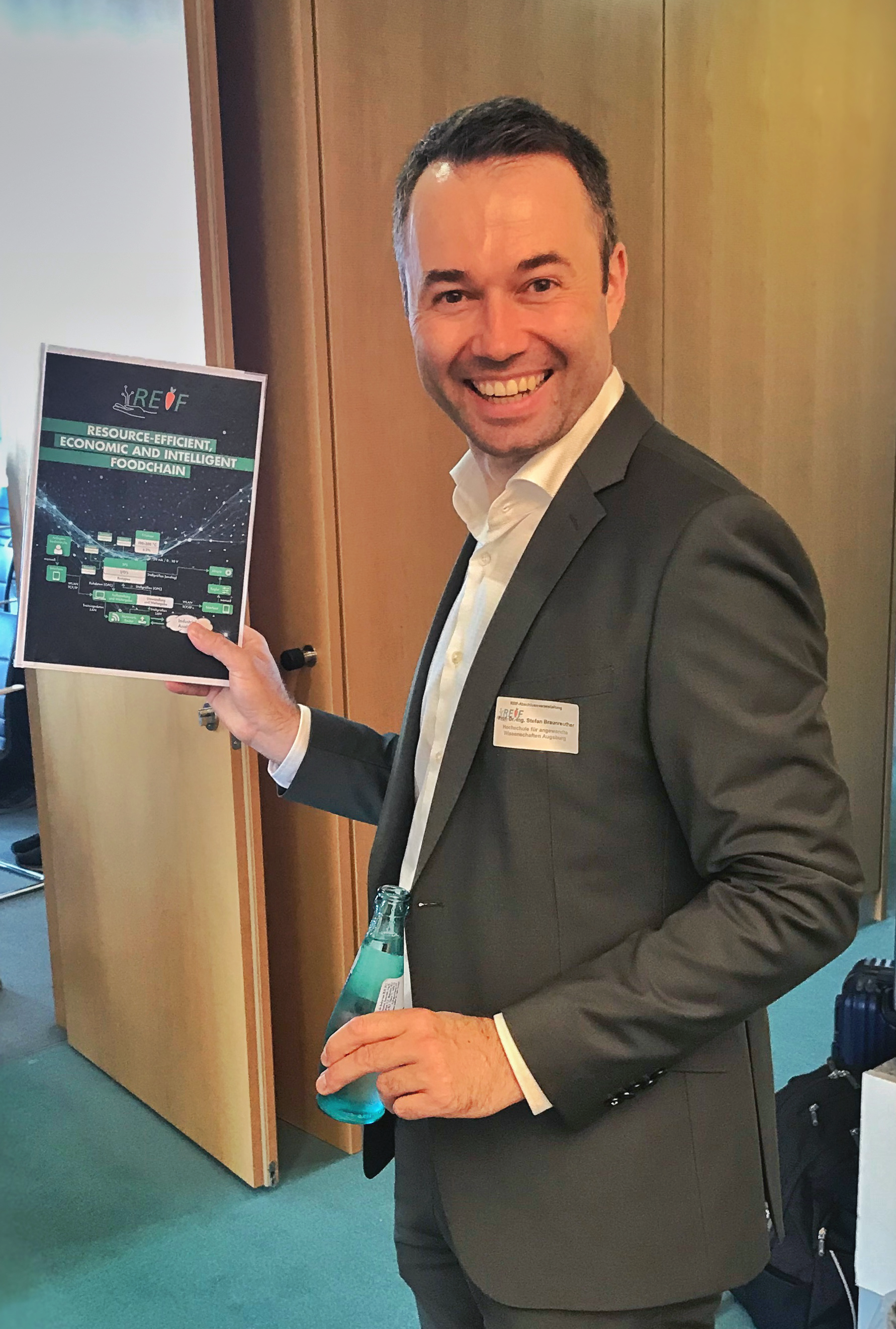 Stefan Braunreuther beim REIF-Abschluss