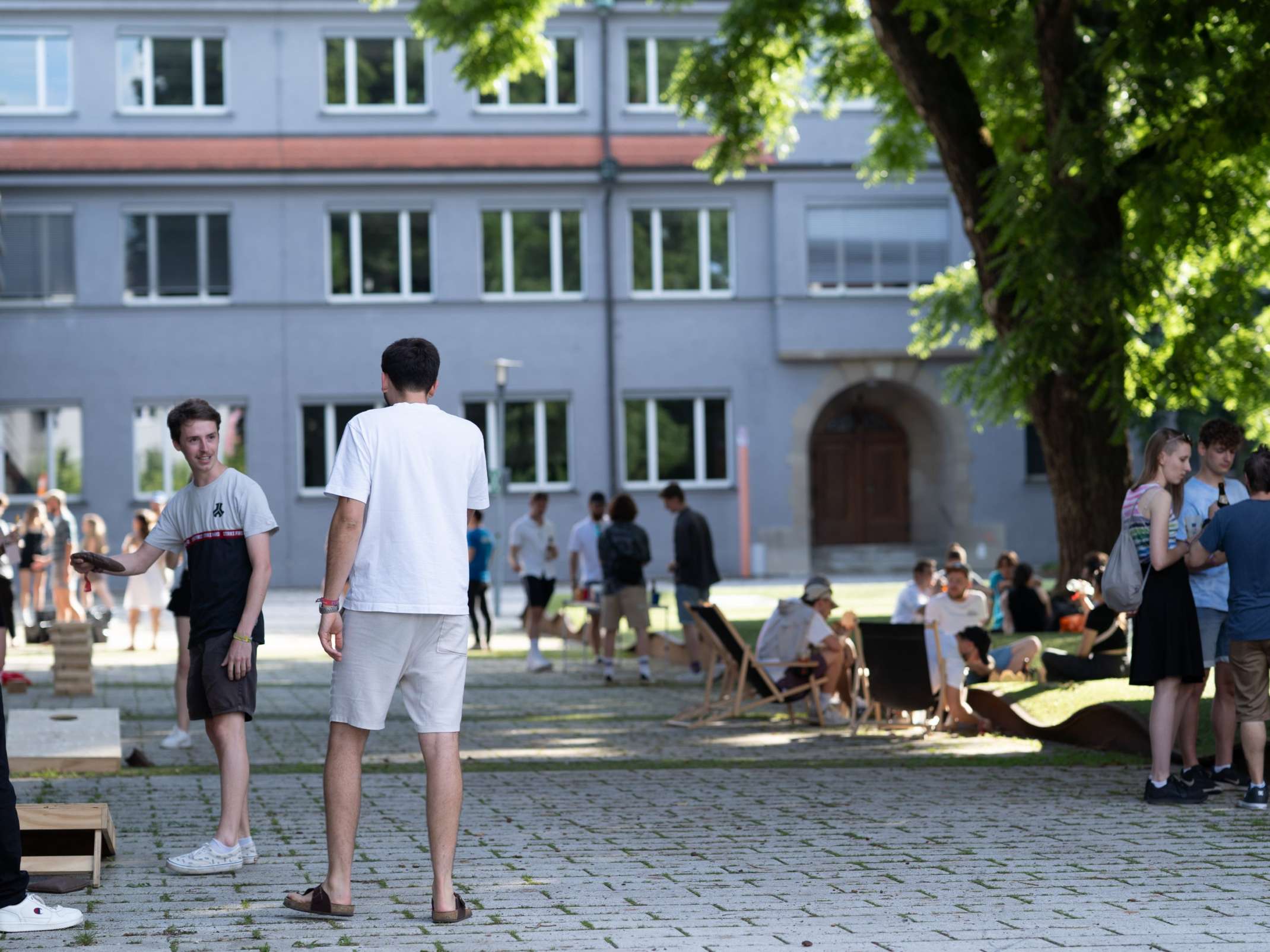 Spiele auf dem Sommerfest