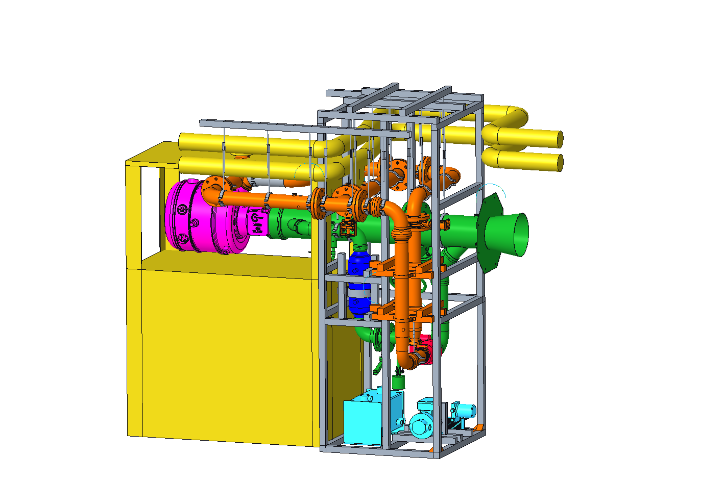 Versuchsstand Mikrogasturbine THA