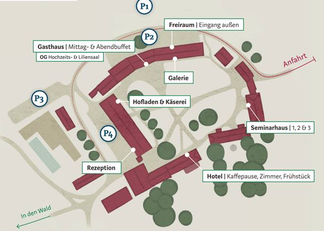 Lageplan Schloss Blumenthal