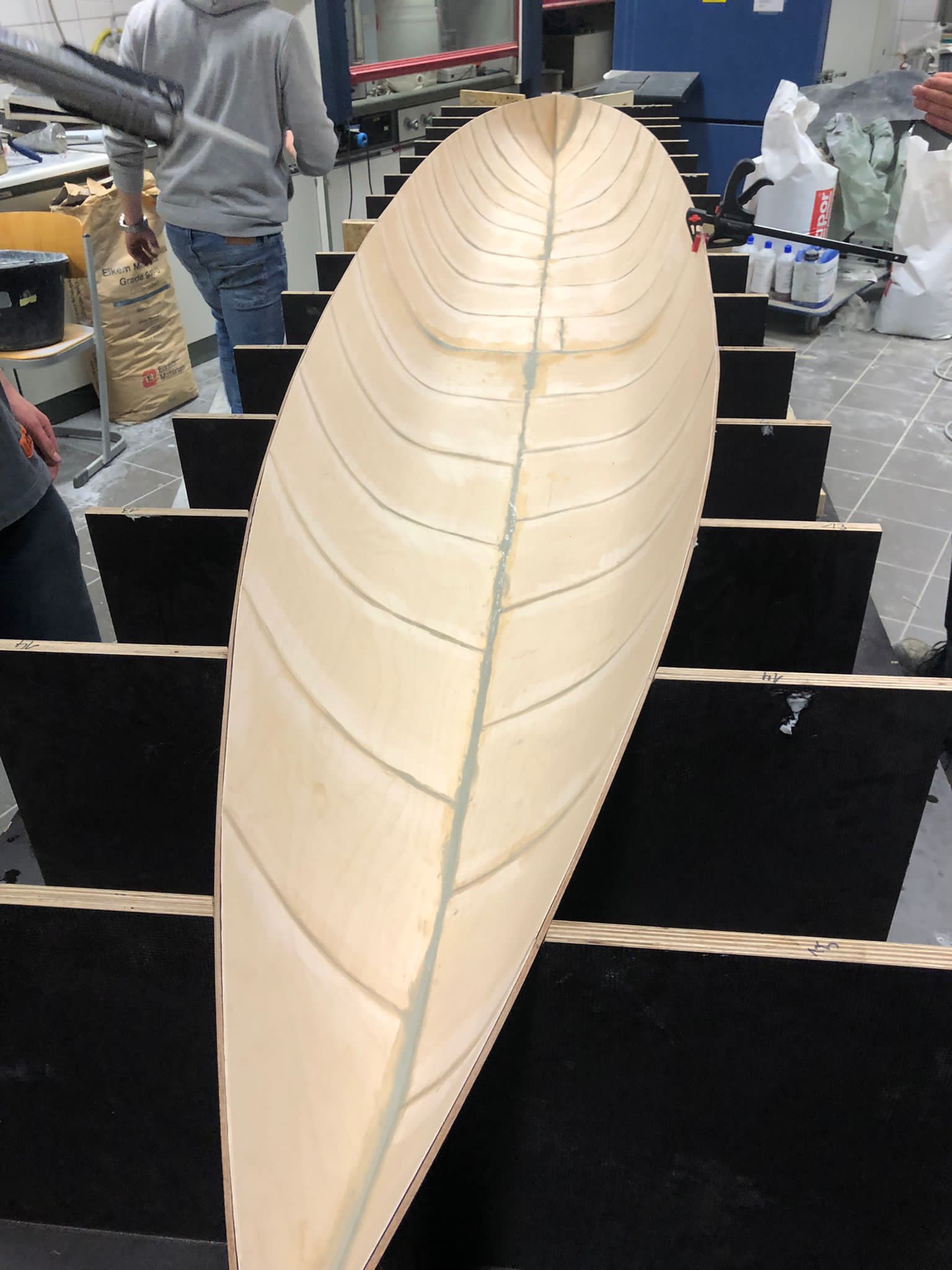 Betonkanu24: Fertige Schalung