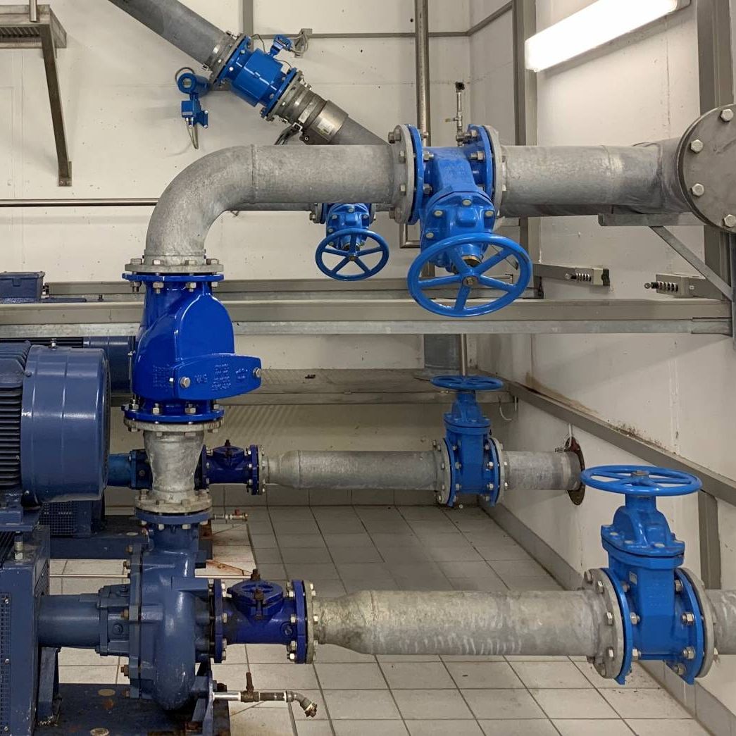 Pumpwerk einer Abwasserdruckleitung
