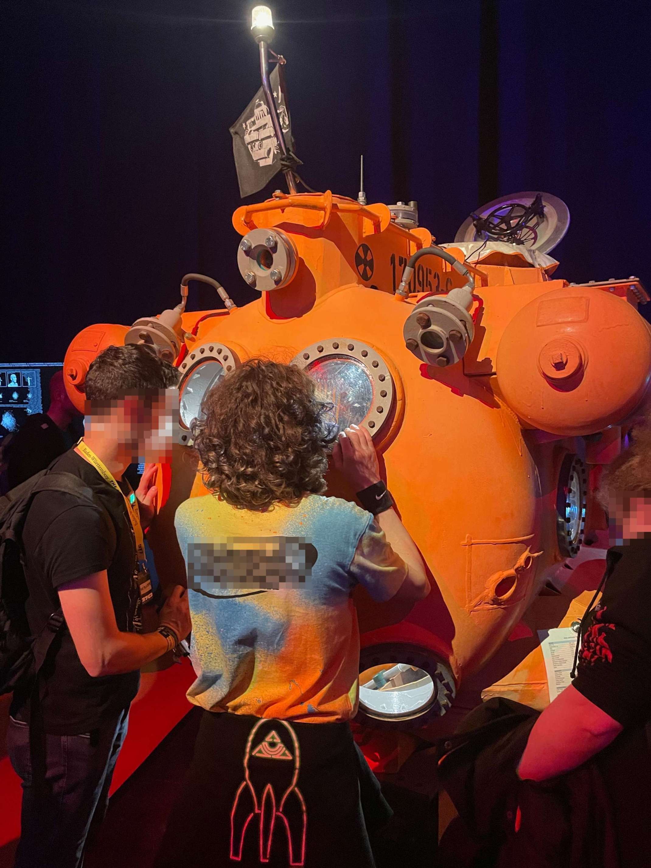 U-Boot auf dem 37. Chaos Communication Congress in Hamburg. Foto: Friedrich Beckmann