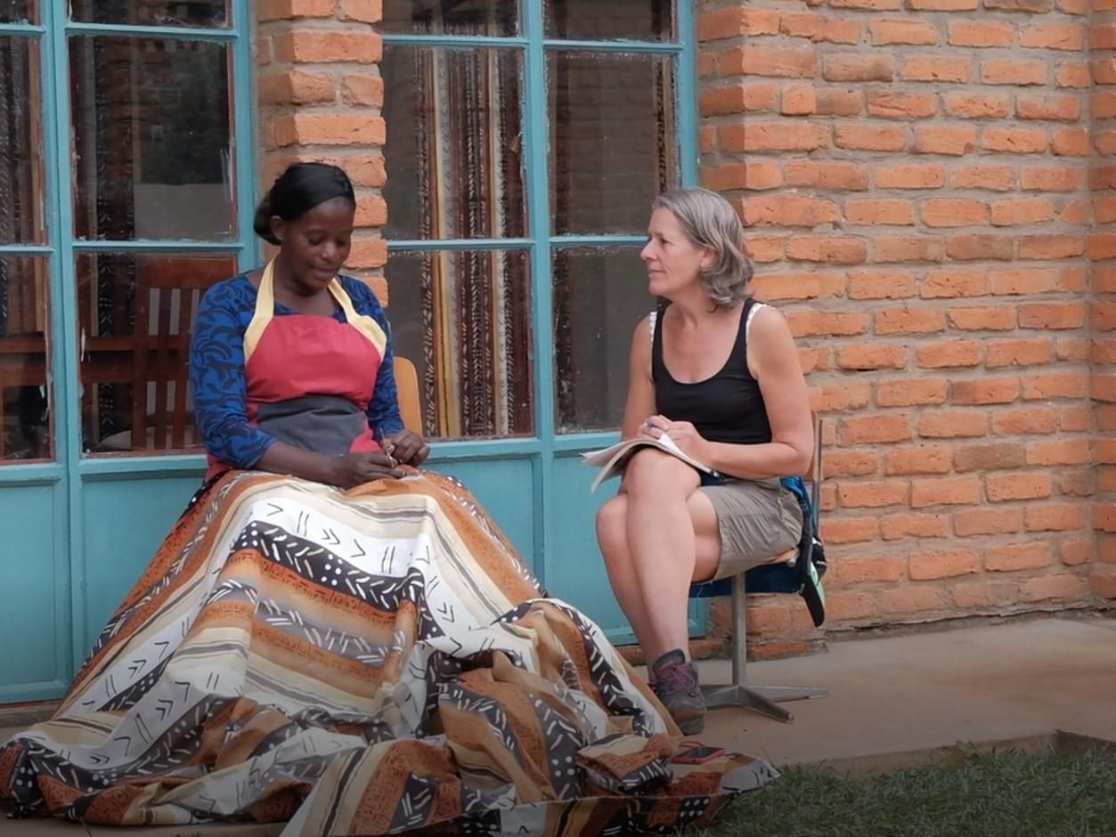 Näharbeiten Kissen und Vorhänge