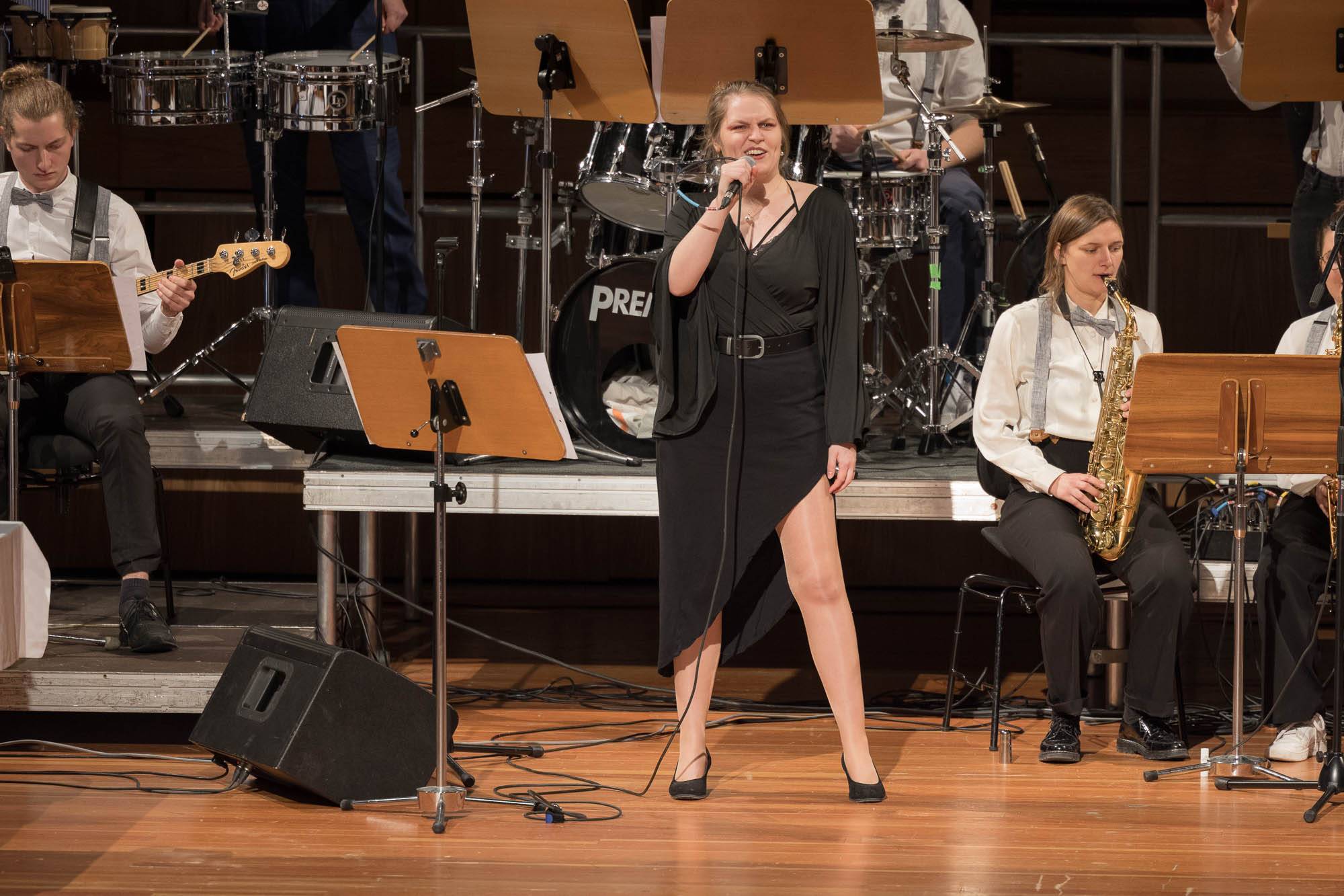 Campus Big Band Augsburg bei der Urkundenverleihung