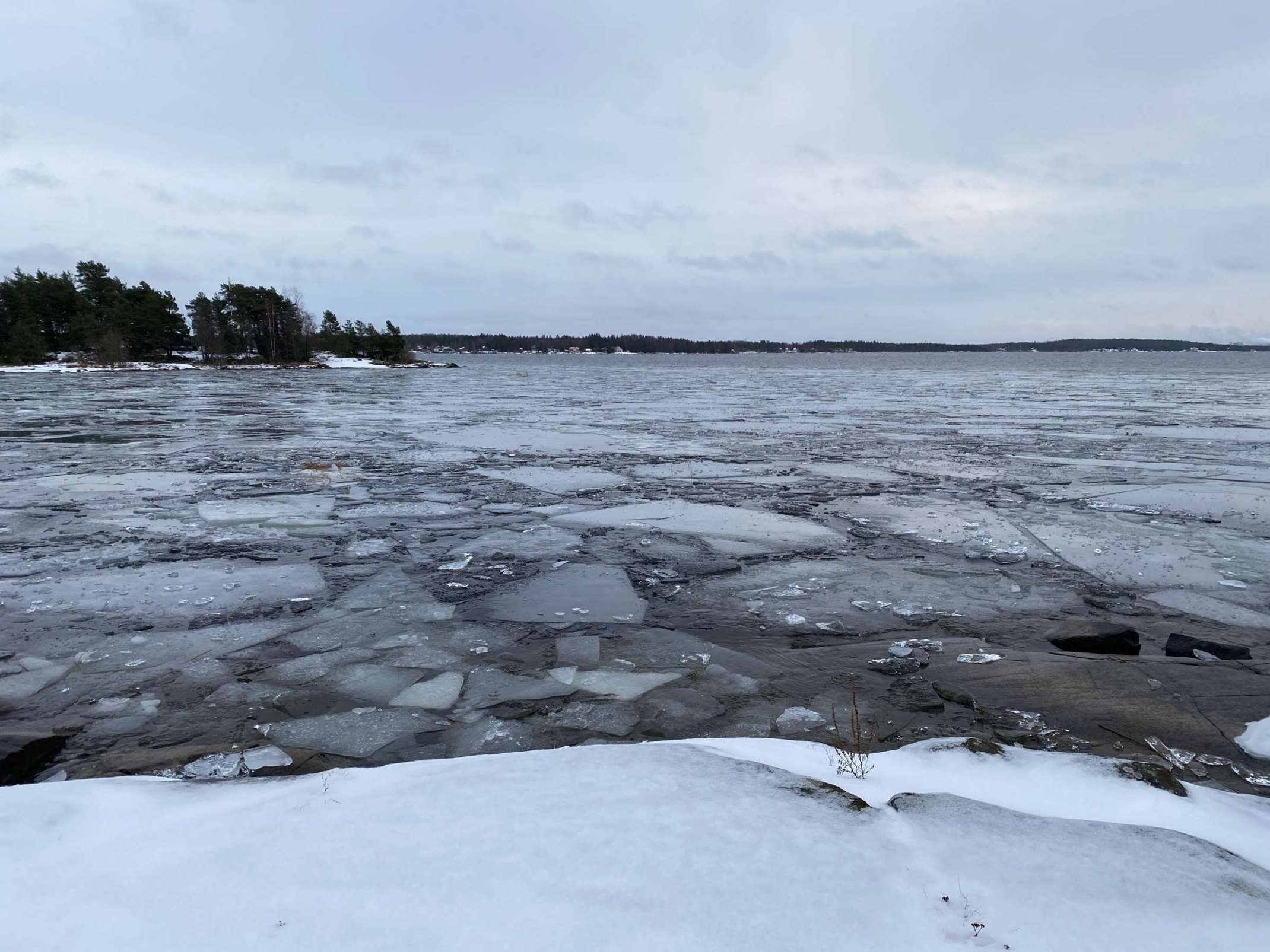 zugefrorener Vänern