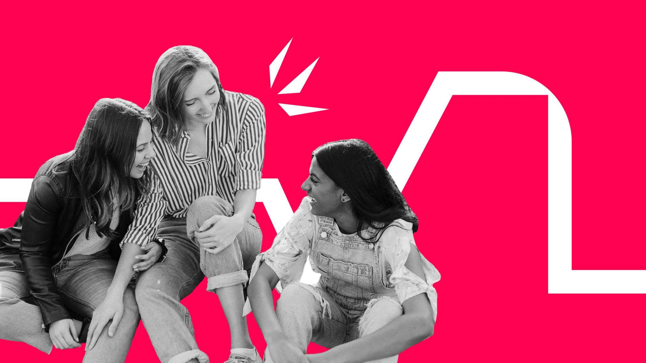 Gruppe von Frauen mit dem Funkenwerk Gründergeist