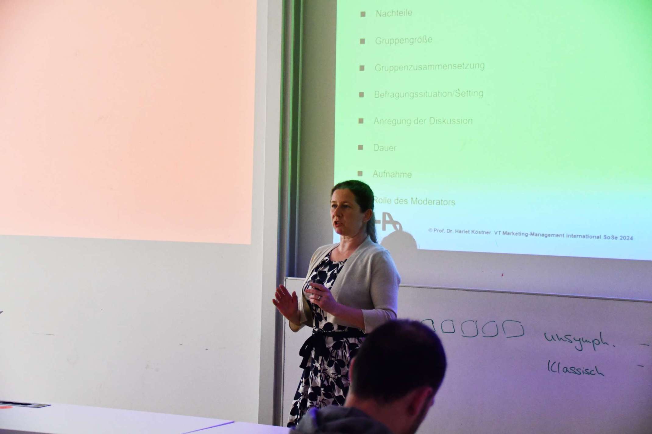 Vortrag von Prof. Dr. Hariet Köstner.