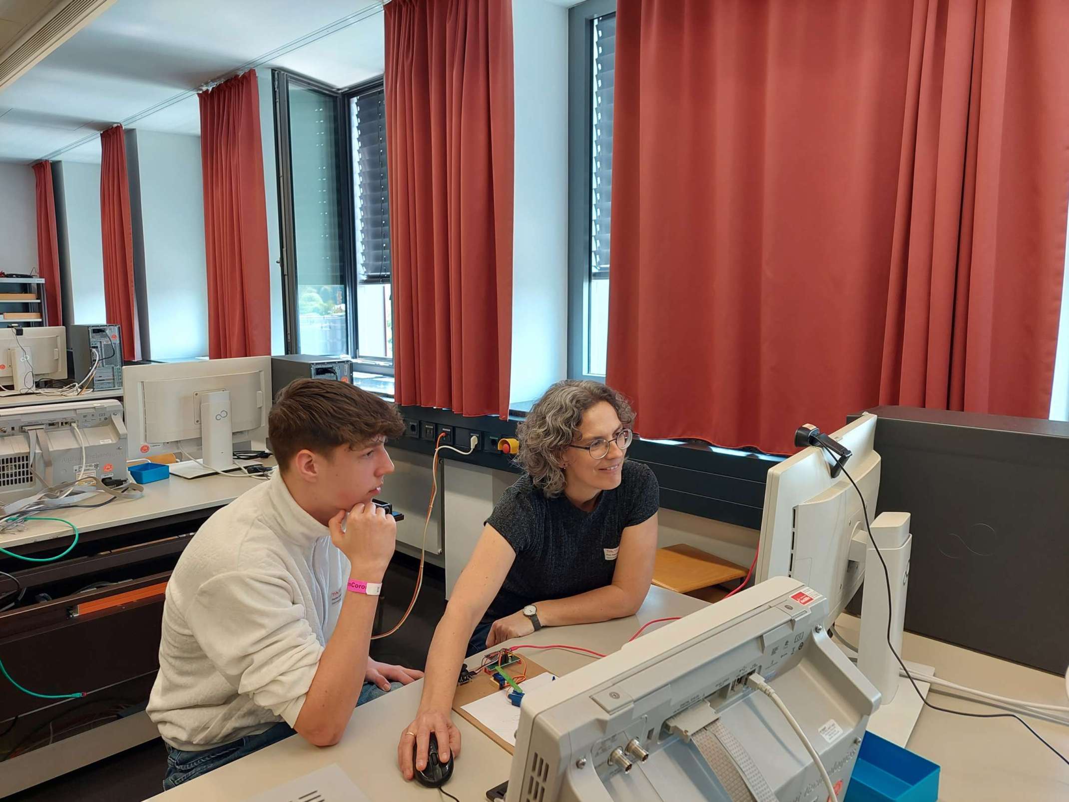 Schnupperstudium in der Fakultät für Elektrotechnik.