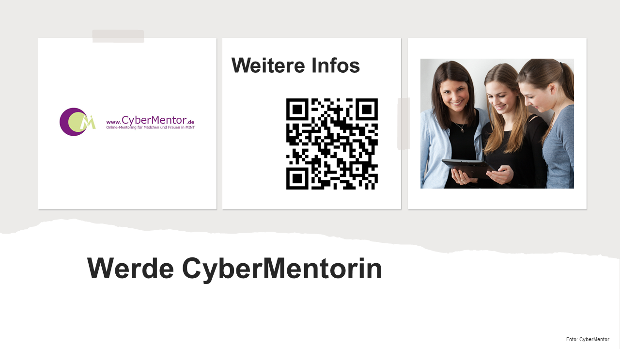 Werde CyberMentorin. Foto: CyberMentor