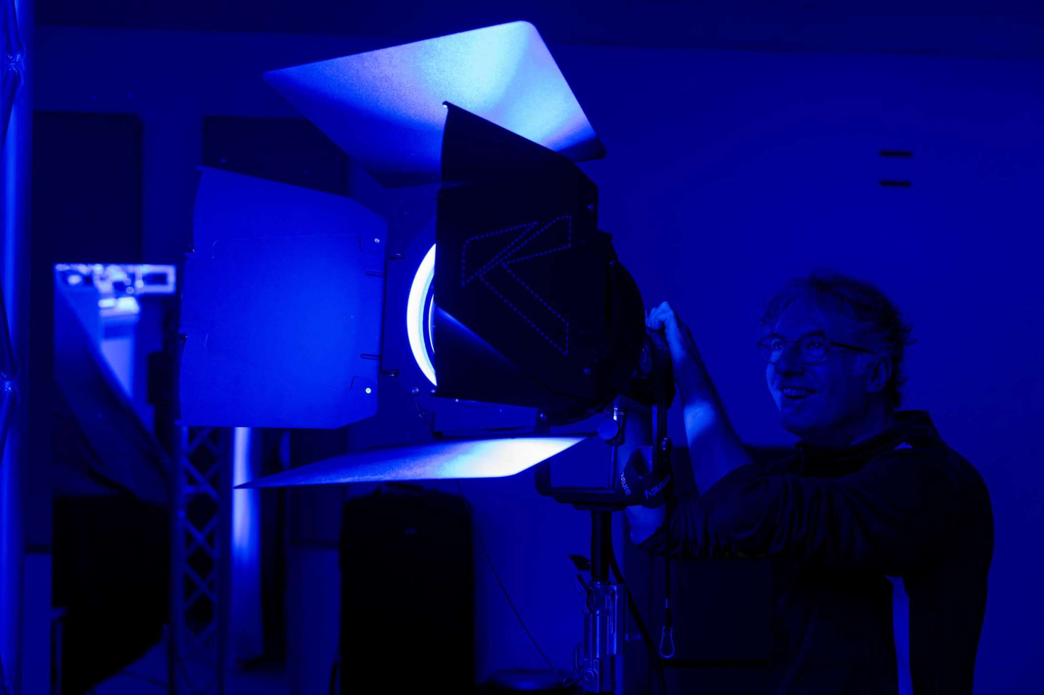 600c mit Fresnel und Barn Doors