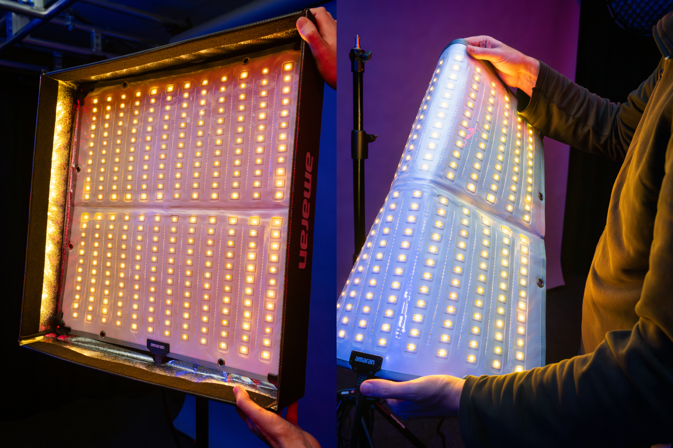 Das Amaran F22c ohne Softbox