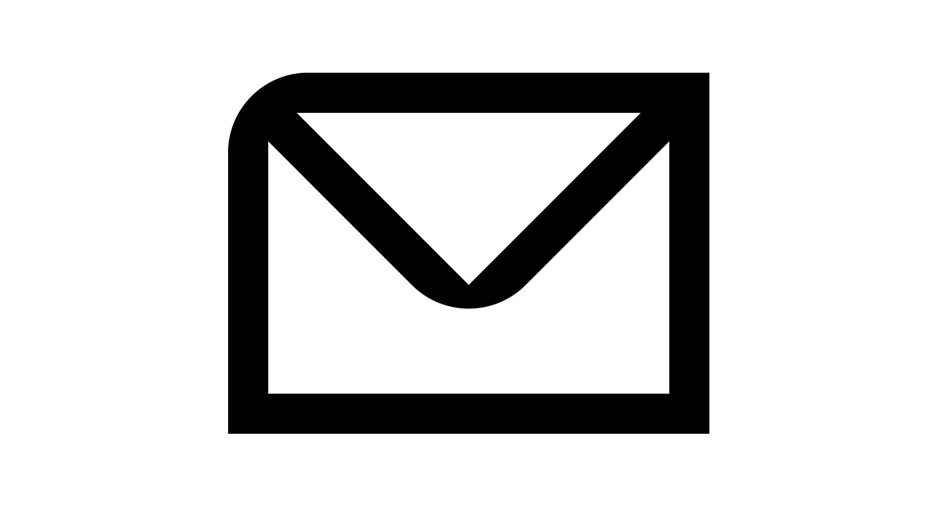 Piktogramm: Kuvert Piktogramm: Kuvert