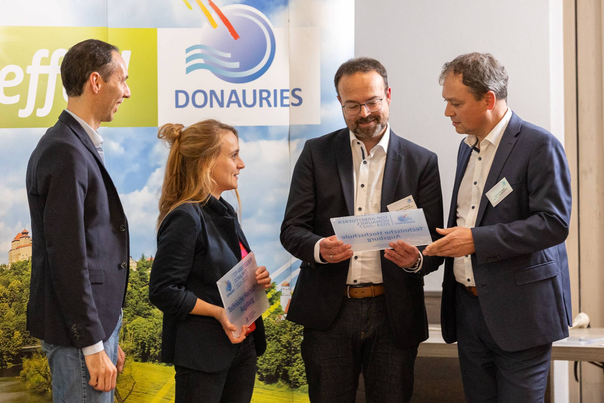 Die Führungspersönlichkeiten aus Donauwörth und Nördlingen