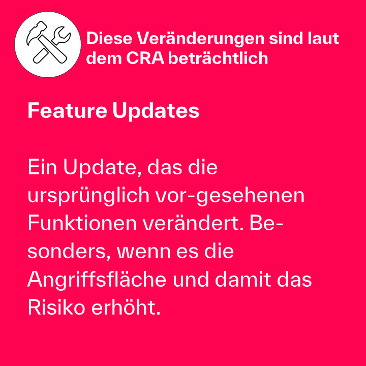 CRA Produkt Veränderung CRA Produkt Veränderung