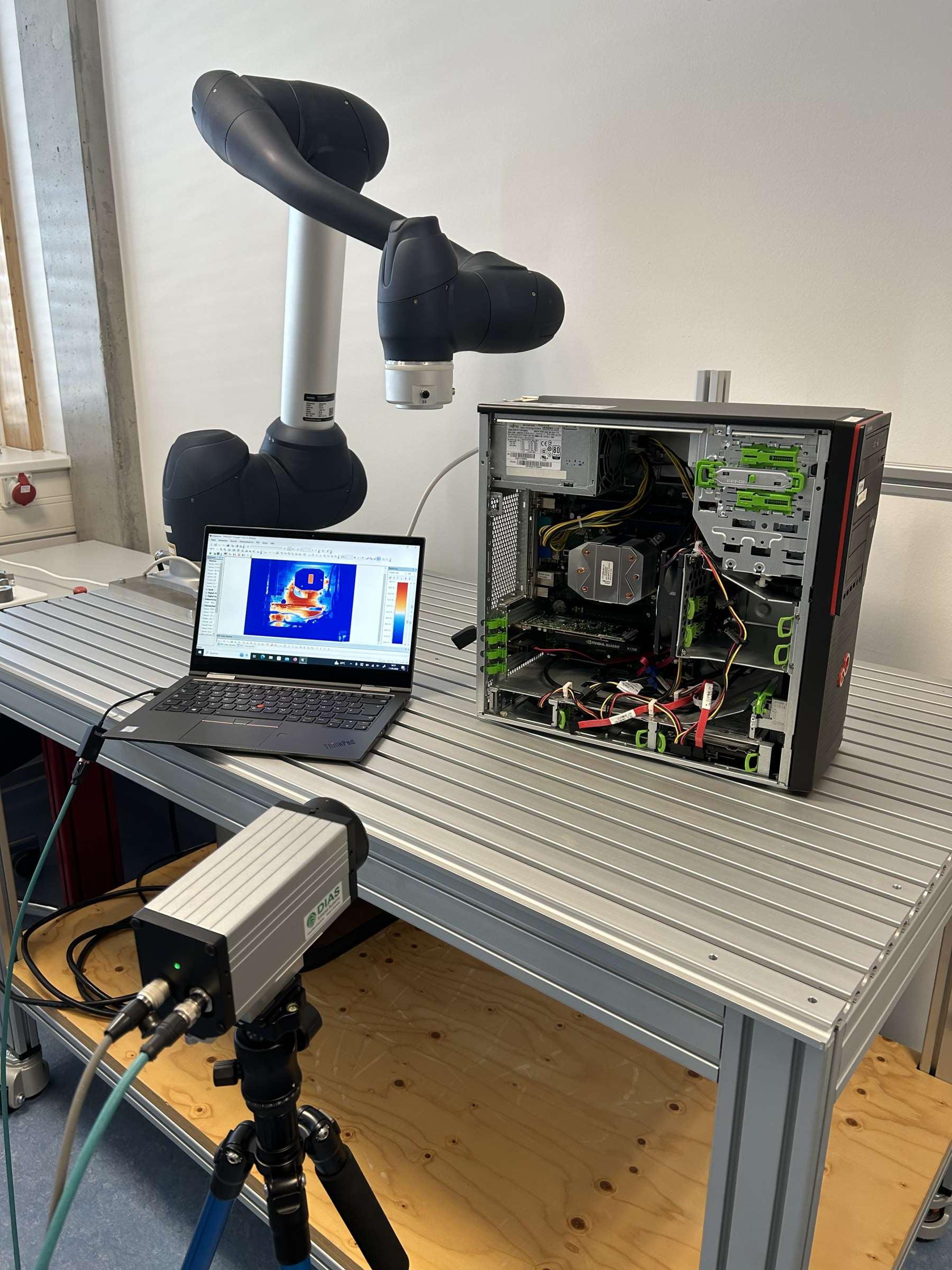 Wärmebildkamera im Einsatz