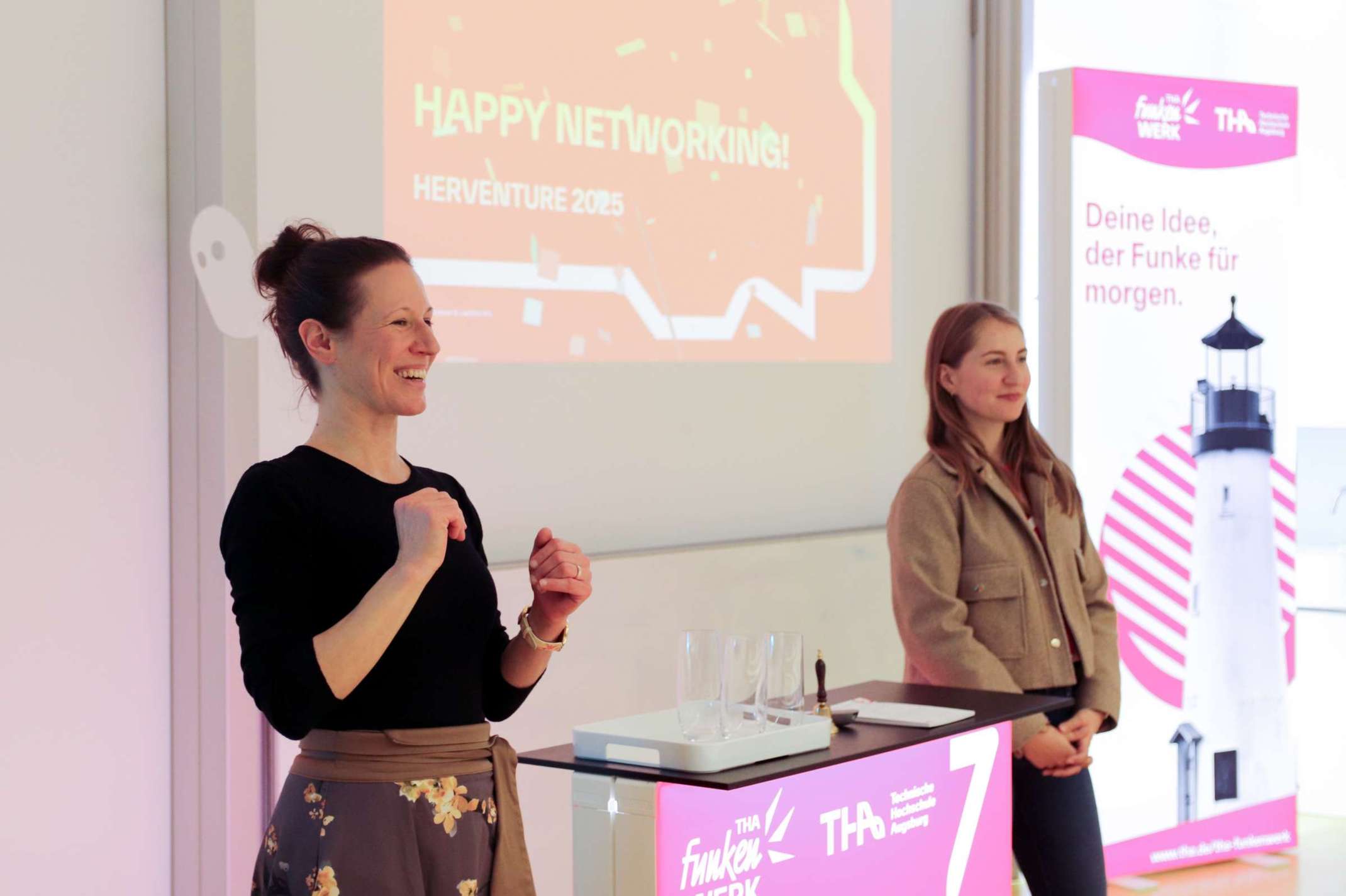 Laetitia Ory und Lucia Plobner vom Funkenwerk