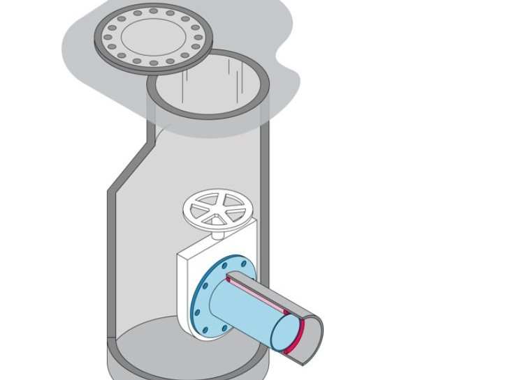 Grafik: Universell einsetzbarer Retroflansch 