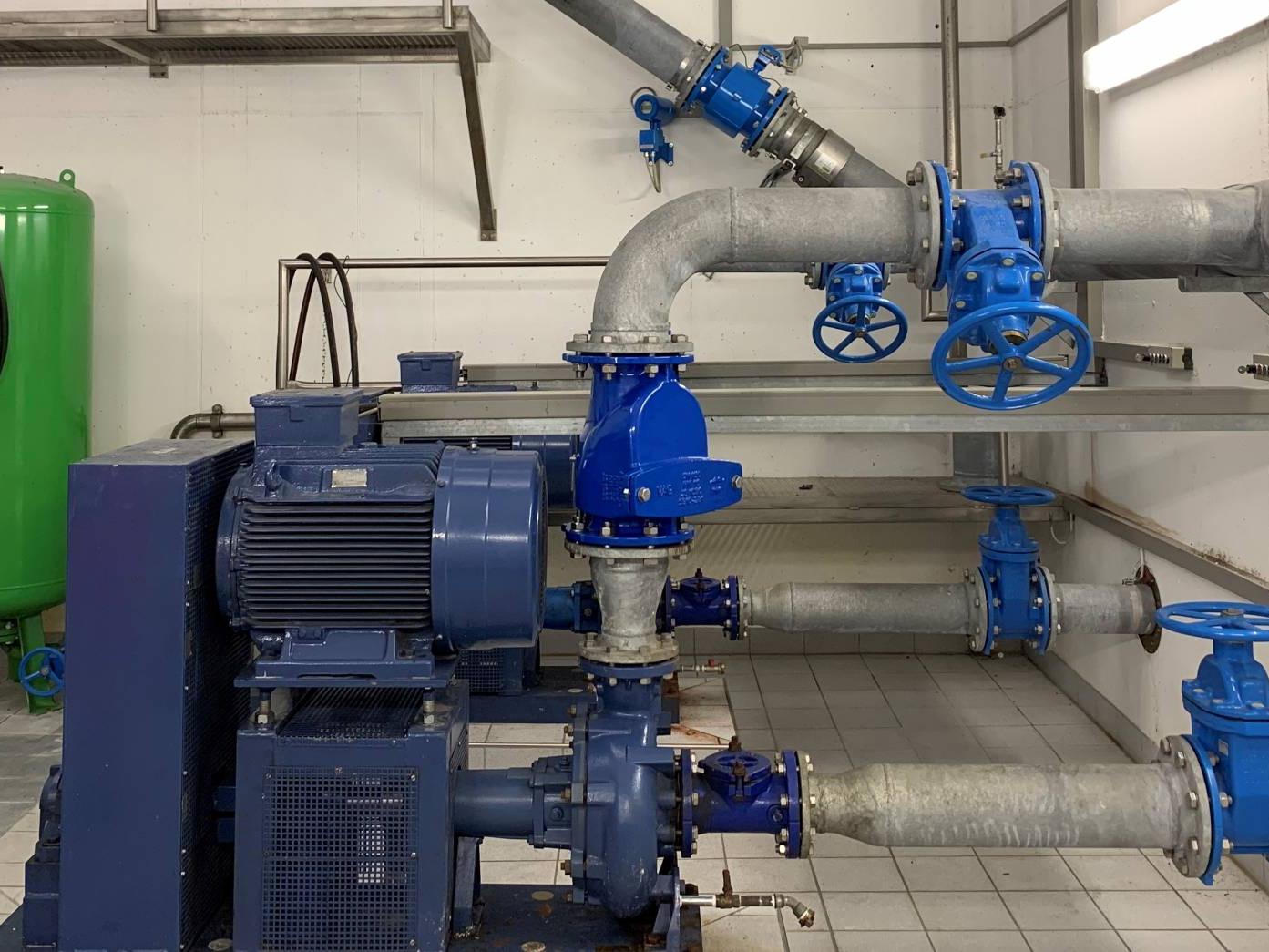 Pumpwerk einer Abwasserdruckleitung