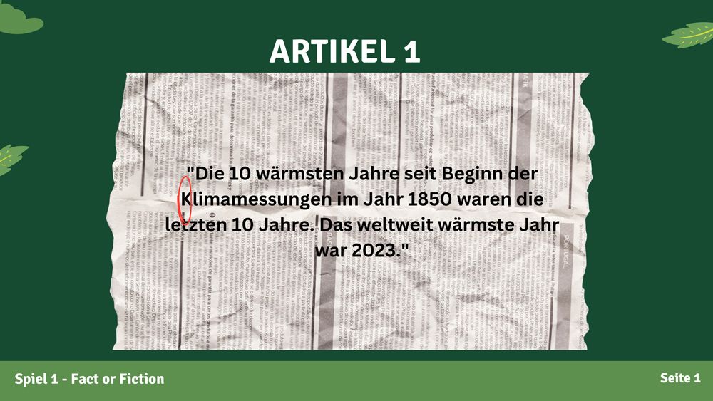 Aufgaben und Spielmaterial aus dem Escape Game