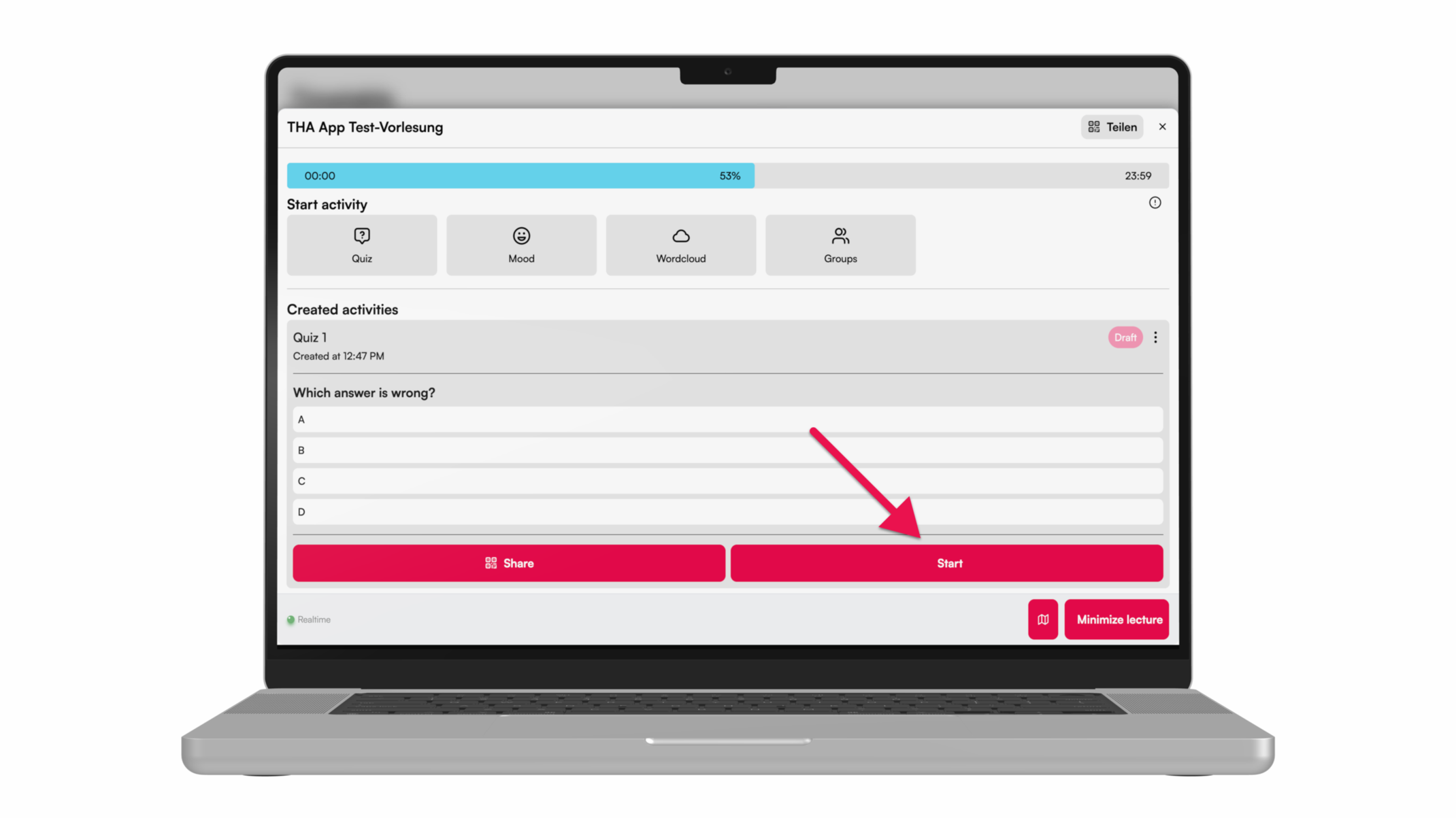 Quiz starten Quiz starten