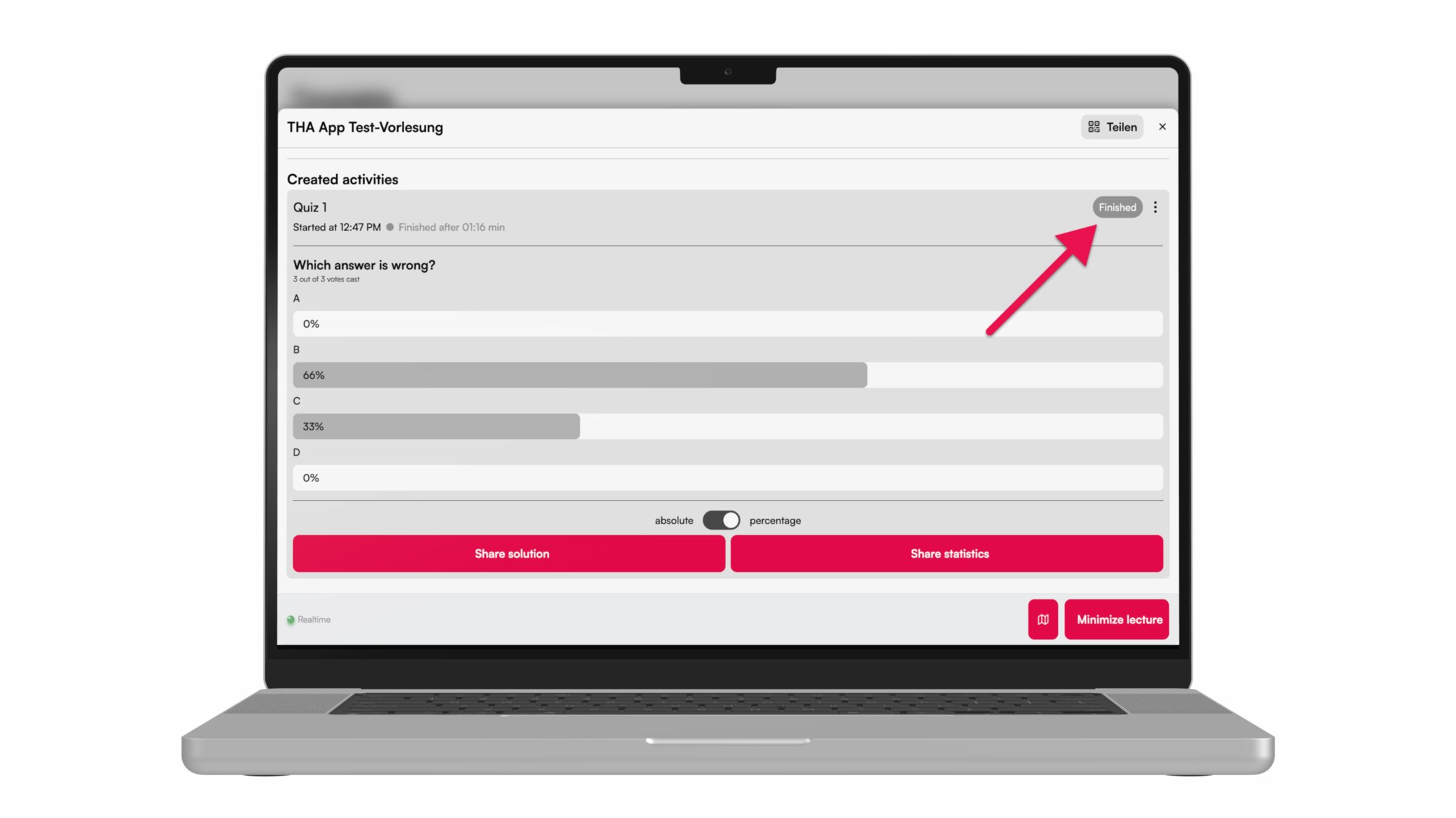 beendetes Quiz beendetes Quiz