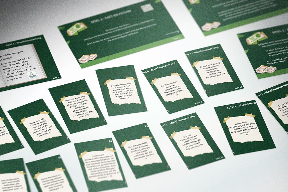 Das Spielmaterial zu »Die grüne Mission«