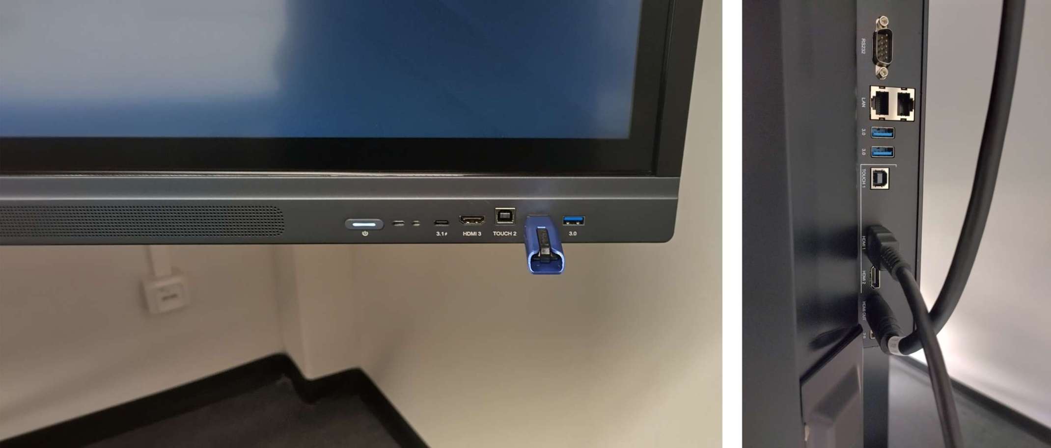 Schnittstellen am AVtek-Monitor