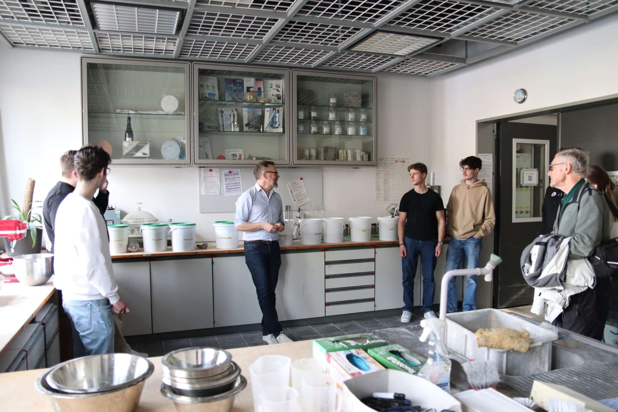 Führung durch das Baustofflabor