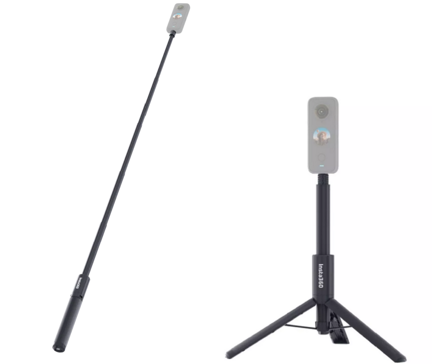 Selfie-Stick mit Dreibein-Stativ-Funktion