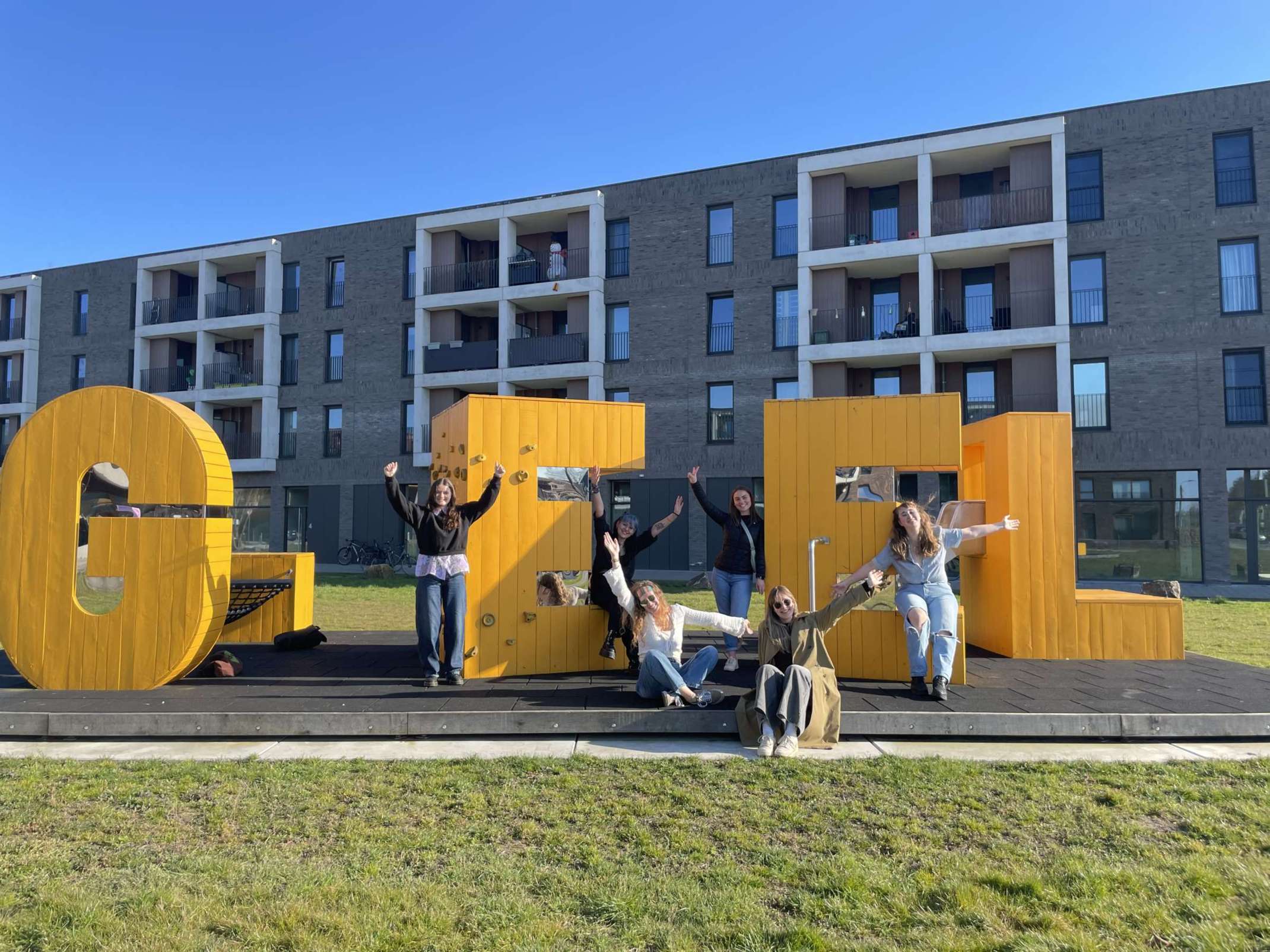 Die Gruppe der Studierenden in Geel :) 