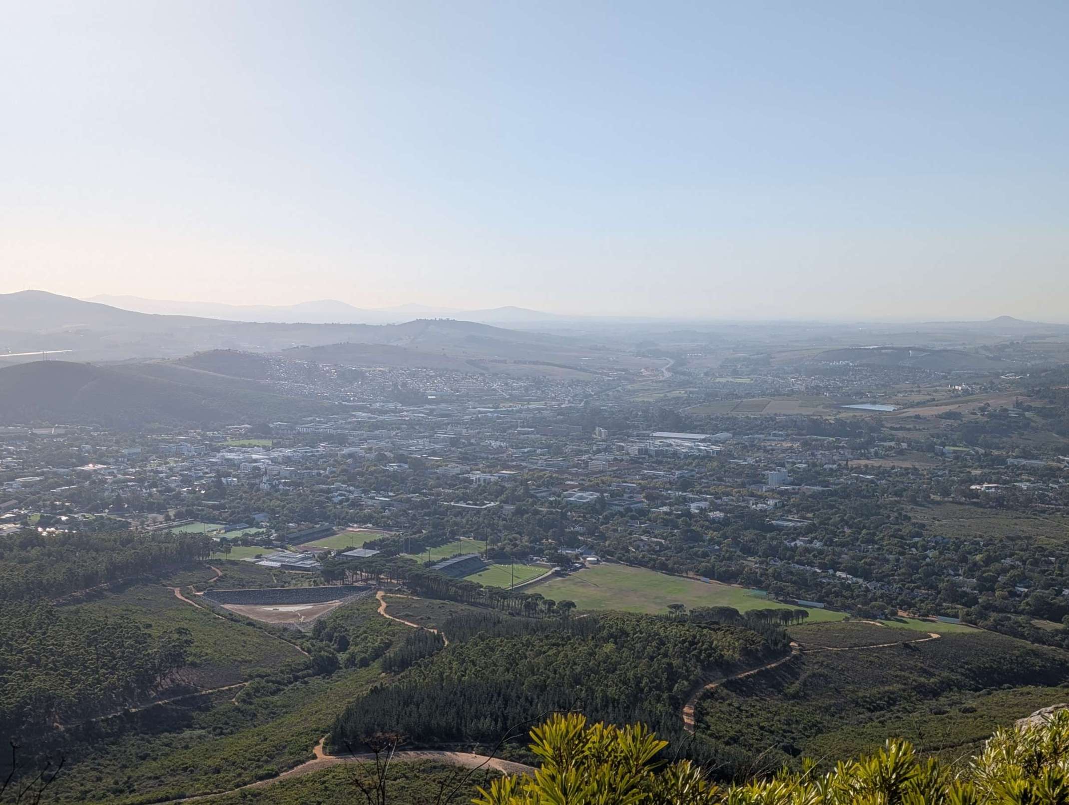 Blick auf Stellenbosch