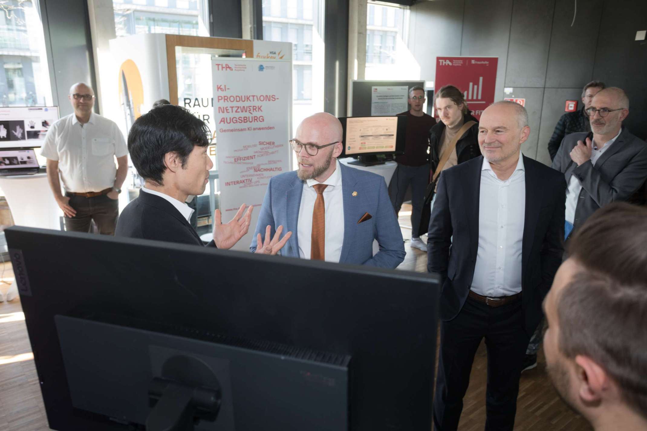 Prof. Dr. Jianing Zhang im Gespräch mit Dr. Fabian Mehring, MdL