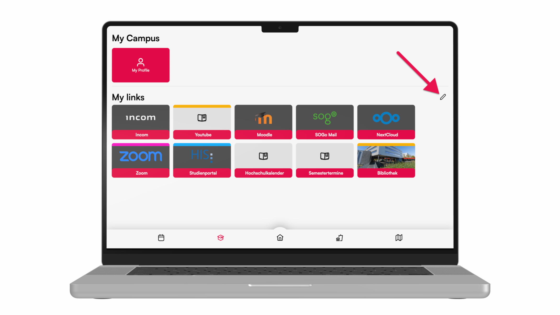 Editiermodus öffnen