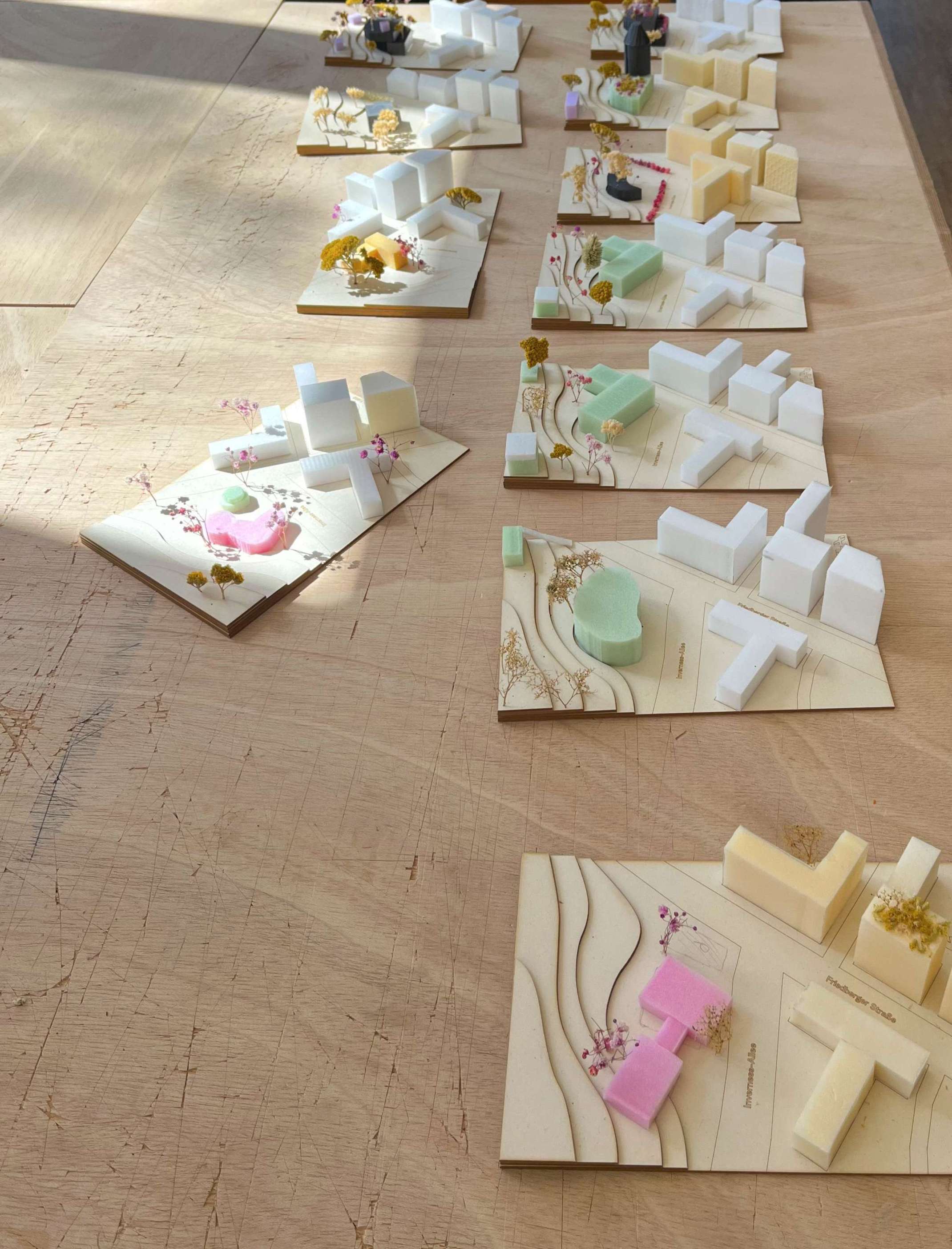 Modelle der Schülerinnen