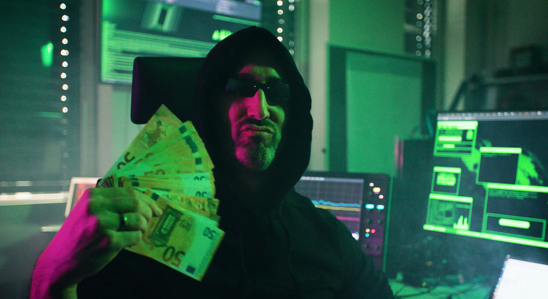 Prof. Merli als MC BlackHat