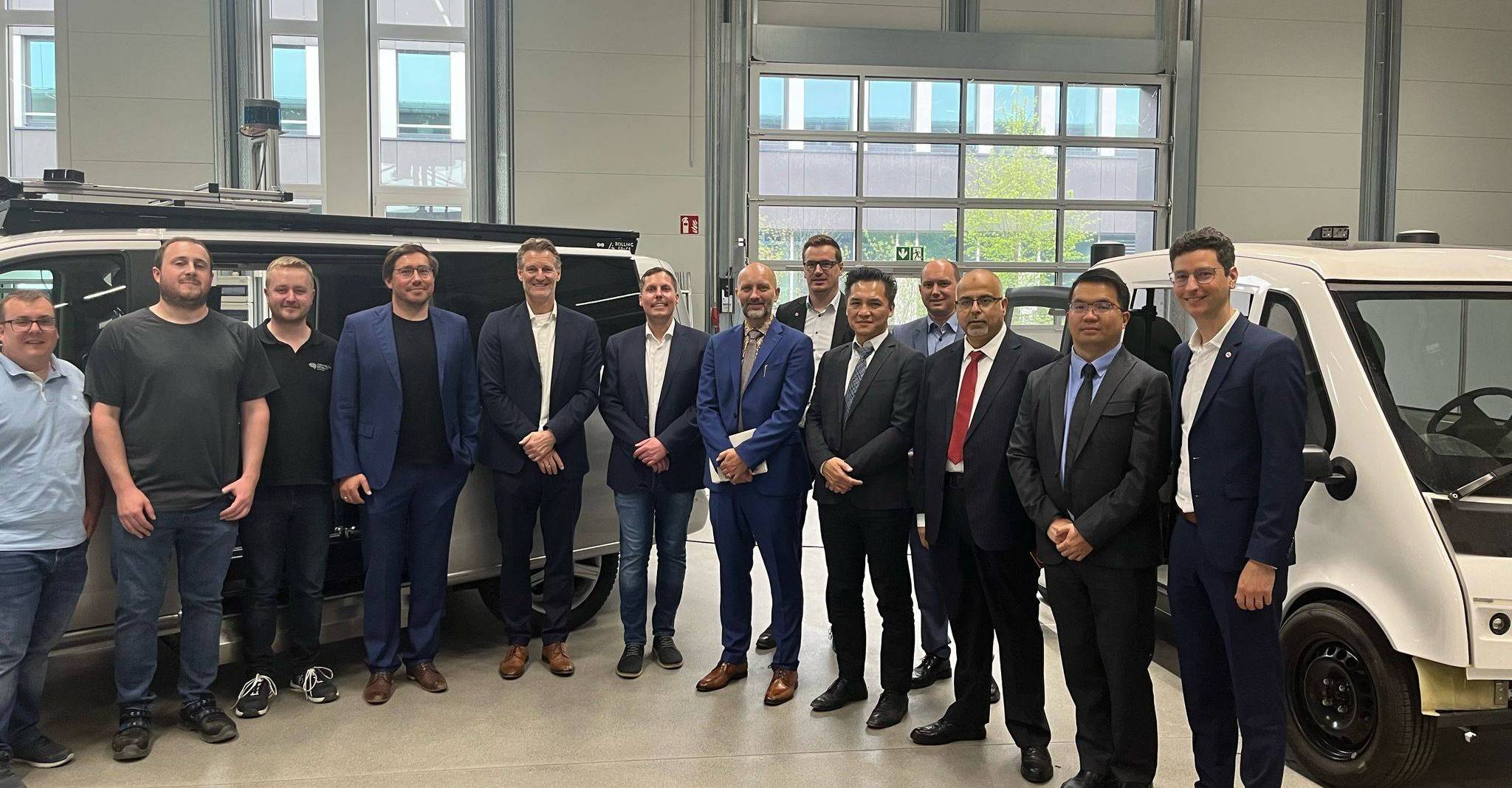 Delegation am TTZ Landsberg am Lech