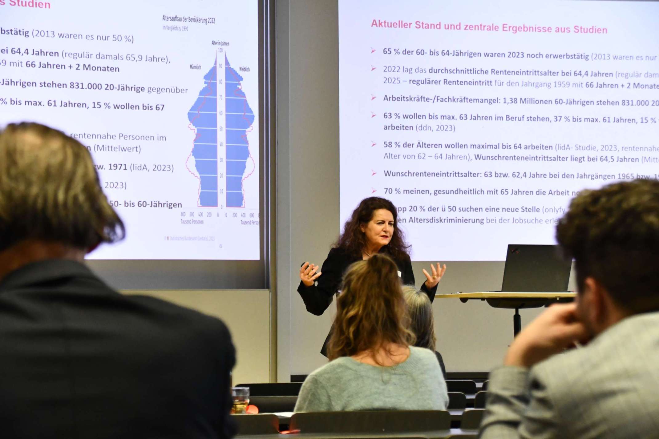 Prof. Dr. Erika Regnet beim Personalertag