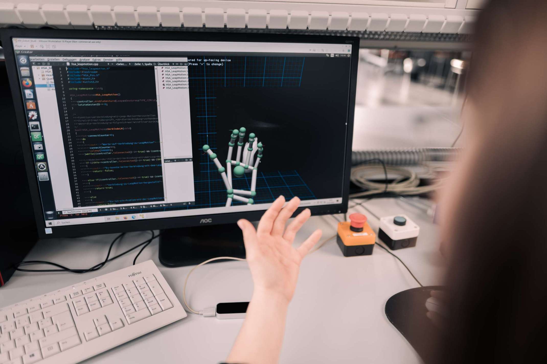 RoboticsLab. Foto: hoch3media, Daniel Fürst