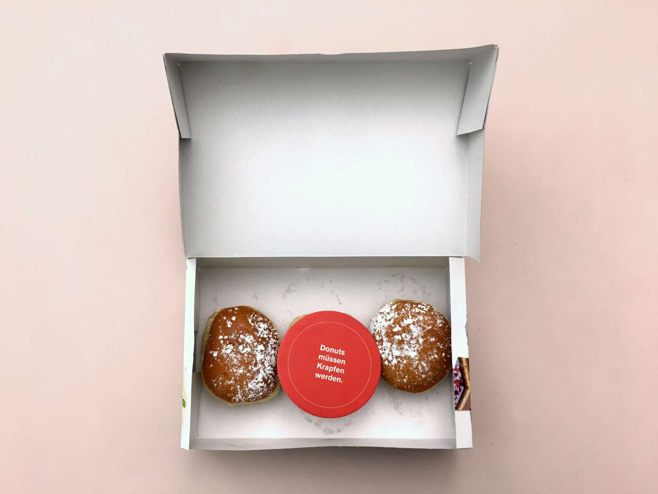 Donuts müssen Krapfen werden - nonconform Krapfenbox