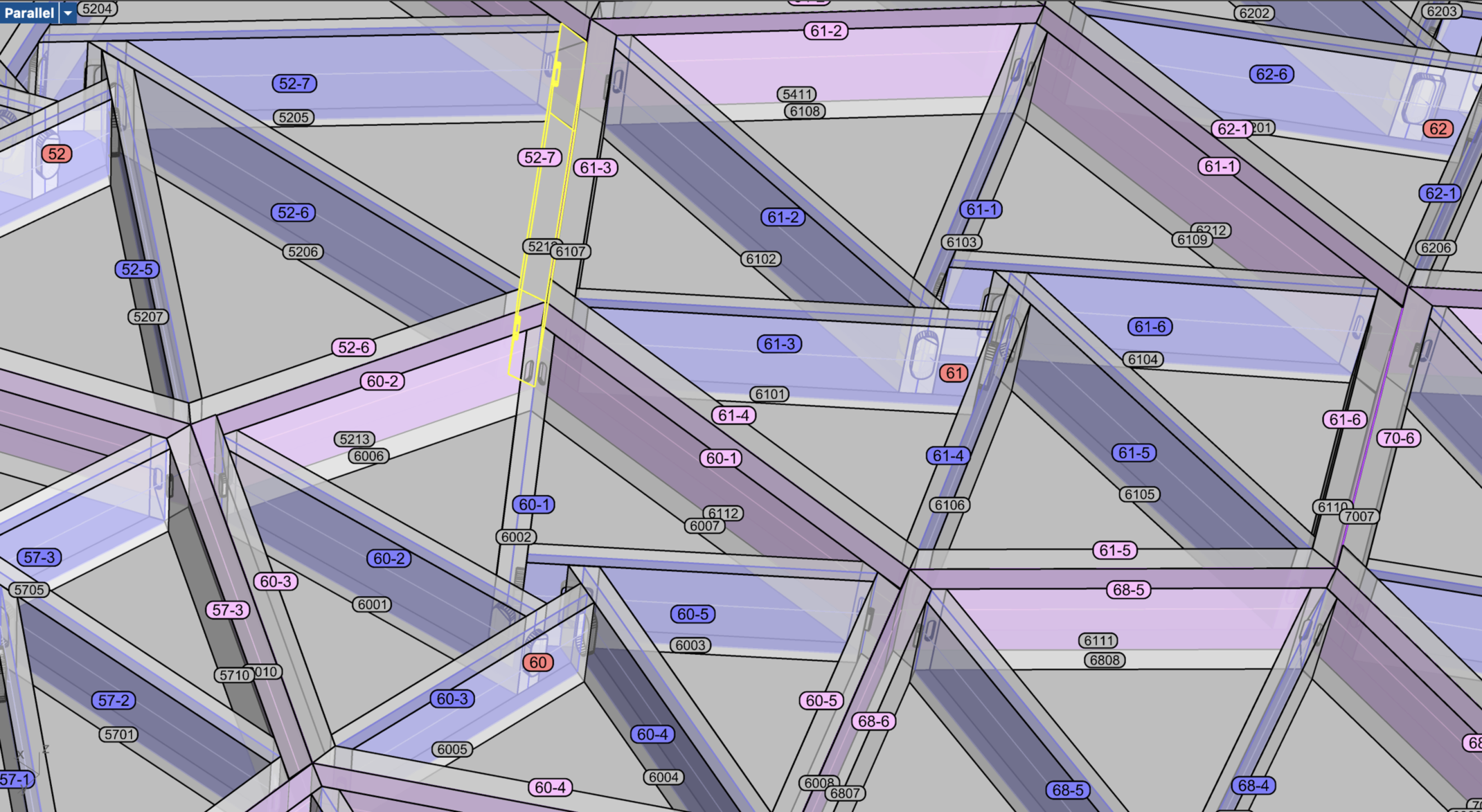 Parkarena Furth: eine computergenerierte Holzkonstruktion