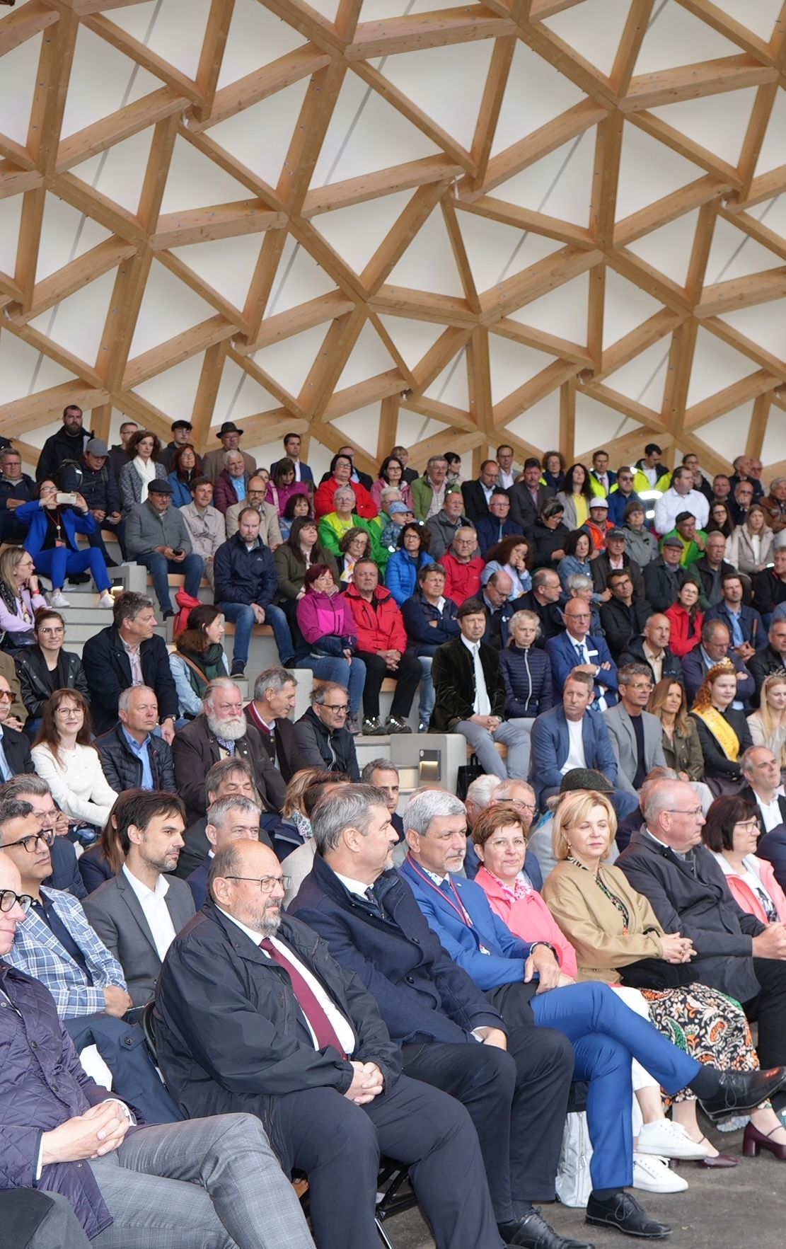 Bei der Eröffnung der Bayerischen Landesgartenschau Furth im Wald 2025