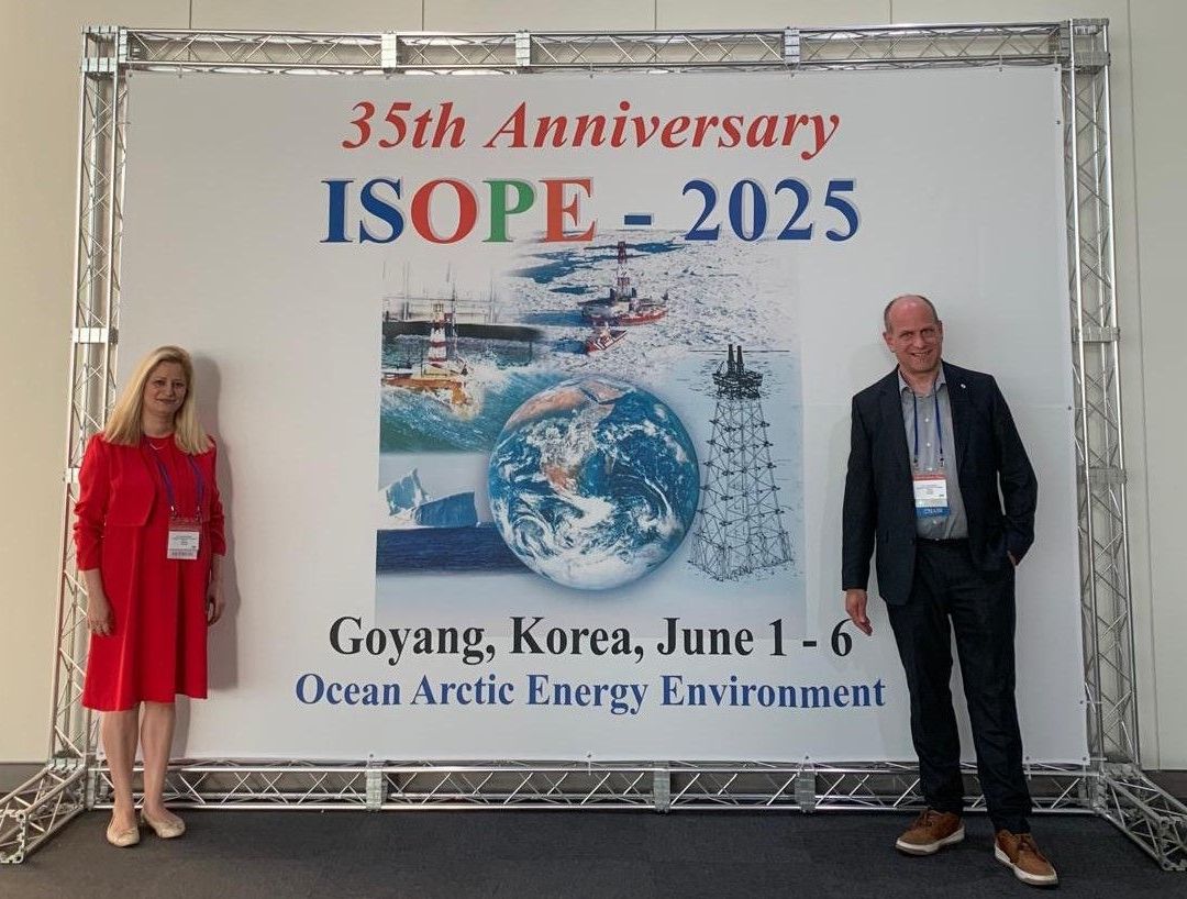 Dr. phil. Somayeh Baeten, International Research Manager, und Prof. Dr.-Ing. André Baeten, wissenschaftlicher Leiter des TTZ Gersthofen nahmen an der ISOPE 2025 teil. Bild: ISOPE