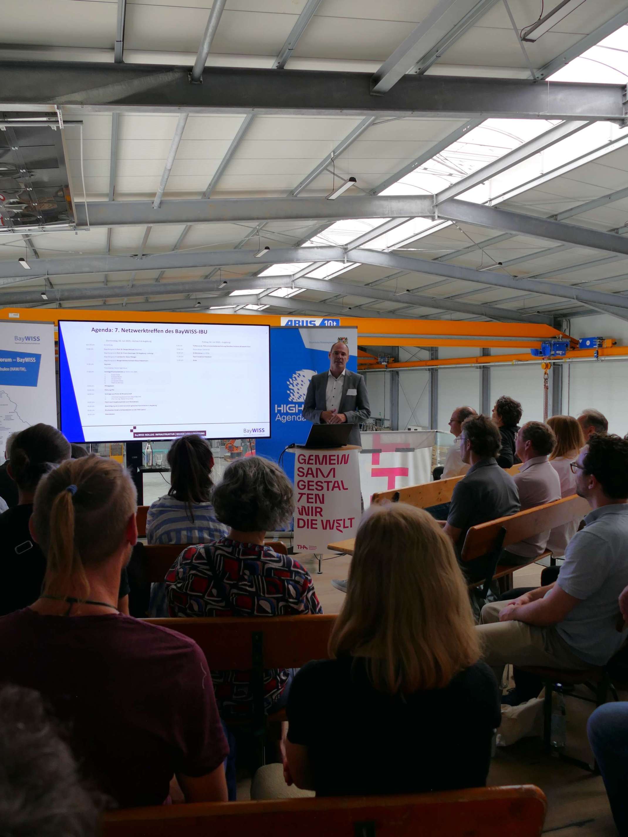 7. Netzwerktreffen des BayWISS-Kollegs IBU: Prof. Dr. Frank Danzinger, Vizepräsident für Technologie und Forschung der THA