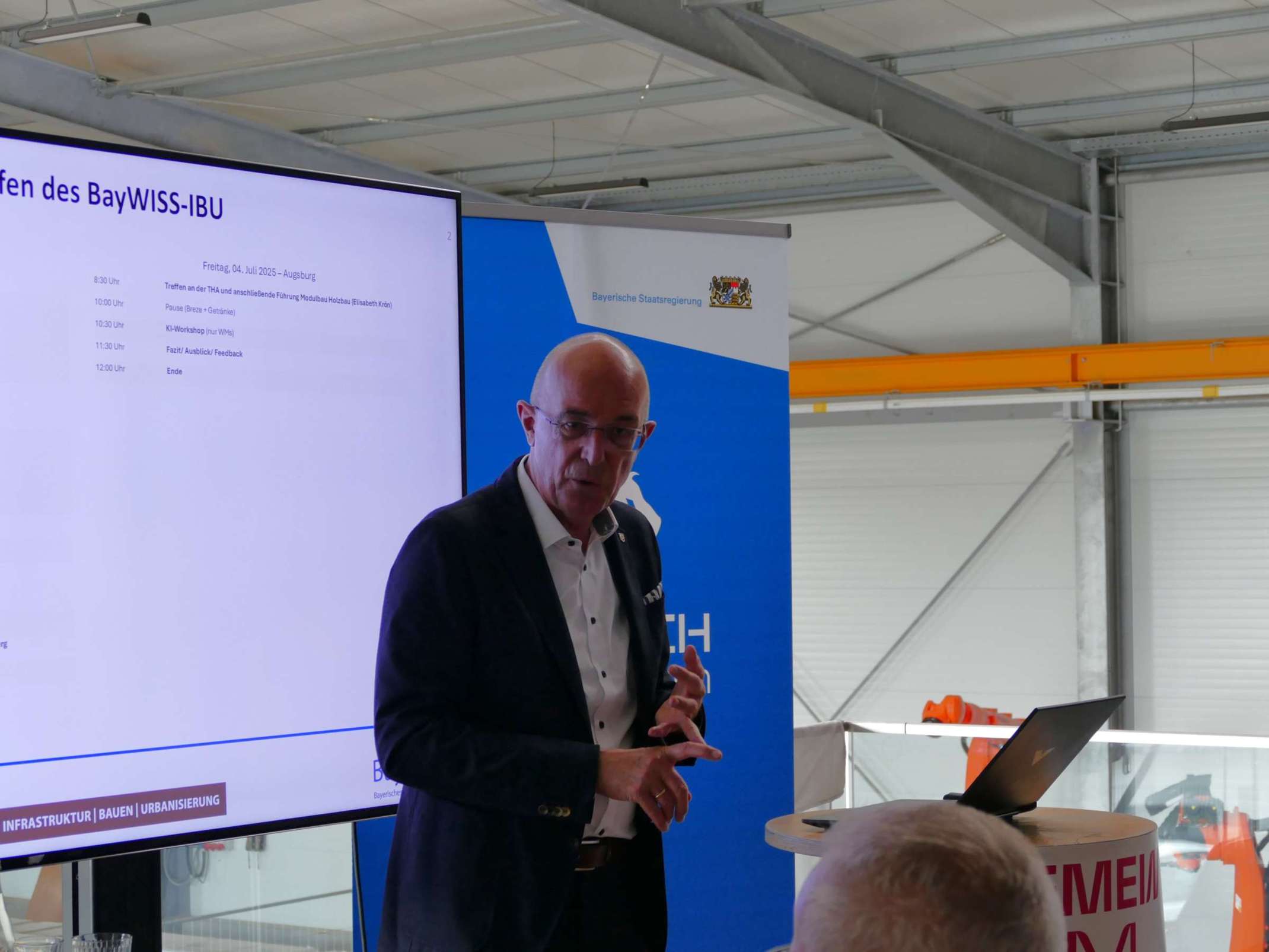 7. Netzwerktreffen des BayWISS-Kollegs IBU: Dr. Klaus Metzger, Landrat des Landkreises Aichach-Friedberg