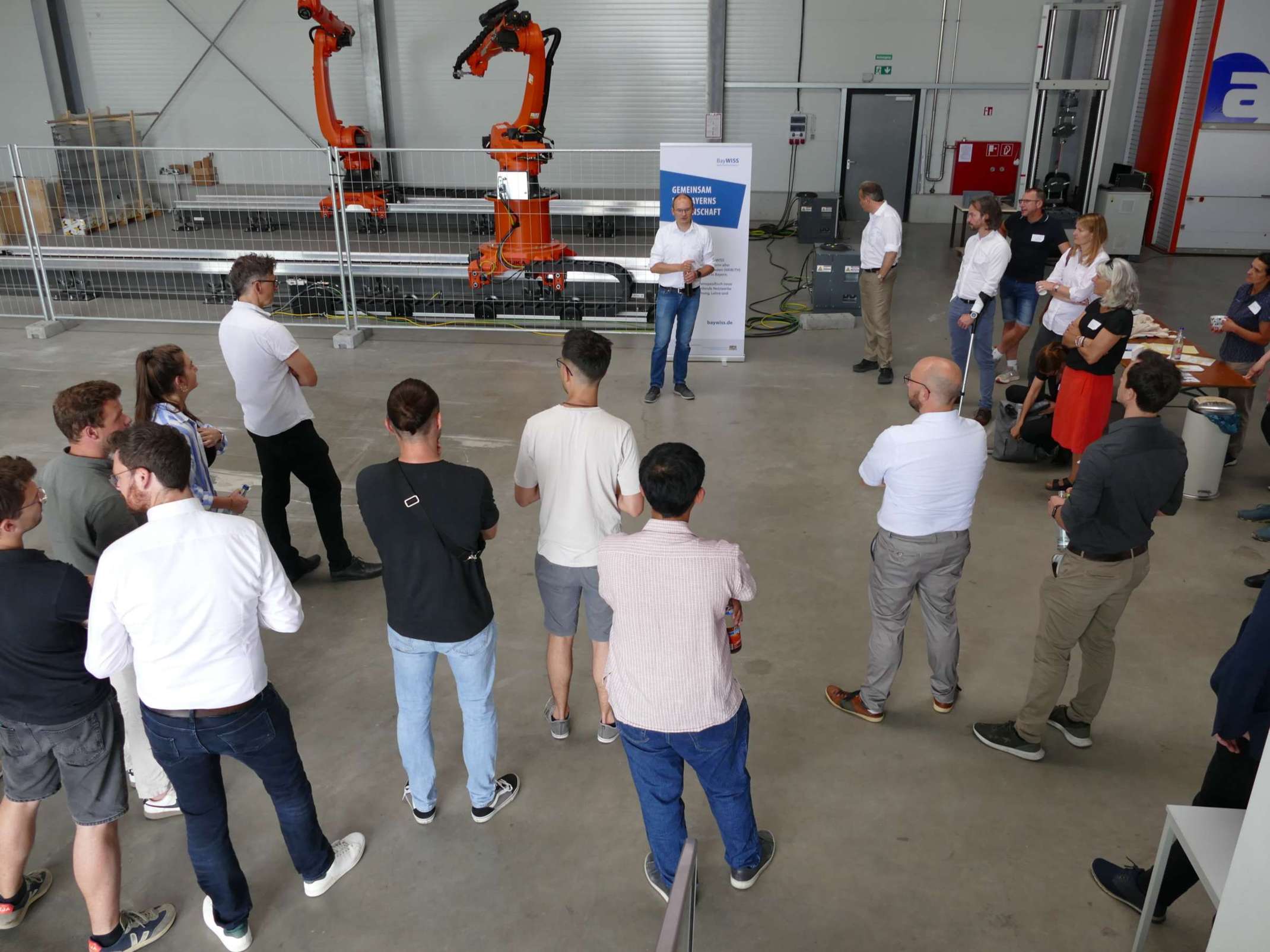 7. Netzwerktreffen des BayWISS-Kollegs IBU: Rundgang durch das TTZ Aichach