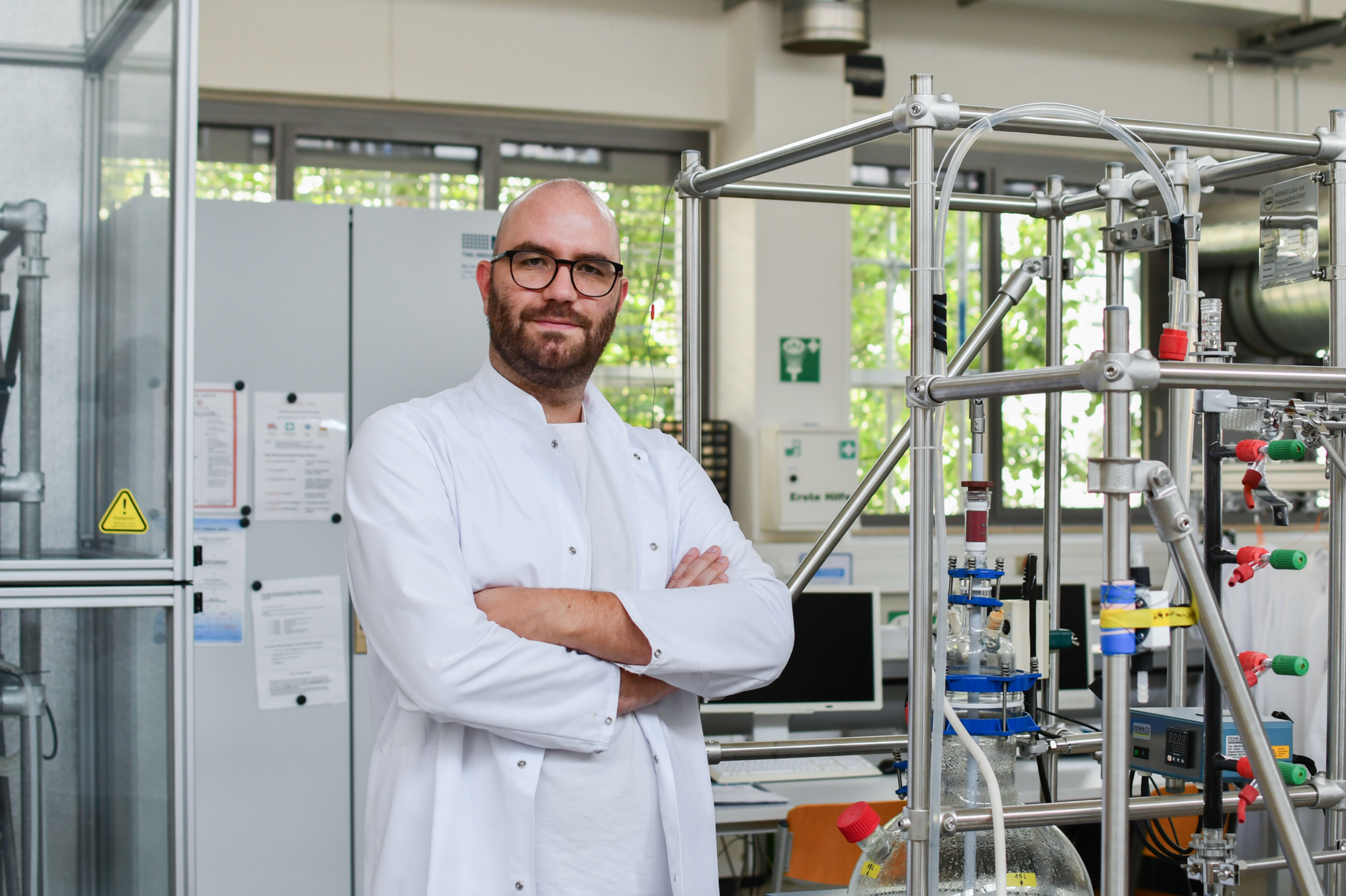 Thomas Haas im Labor