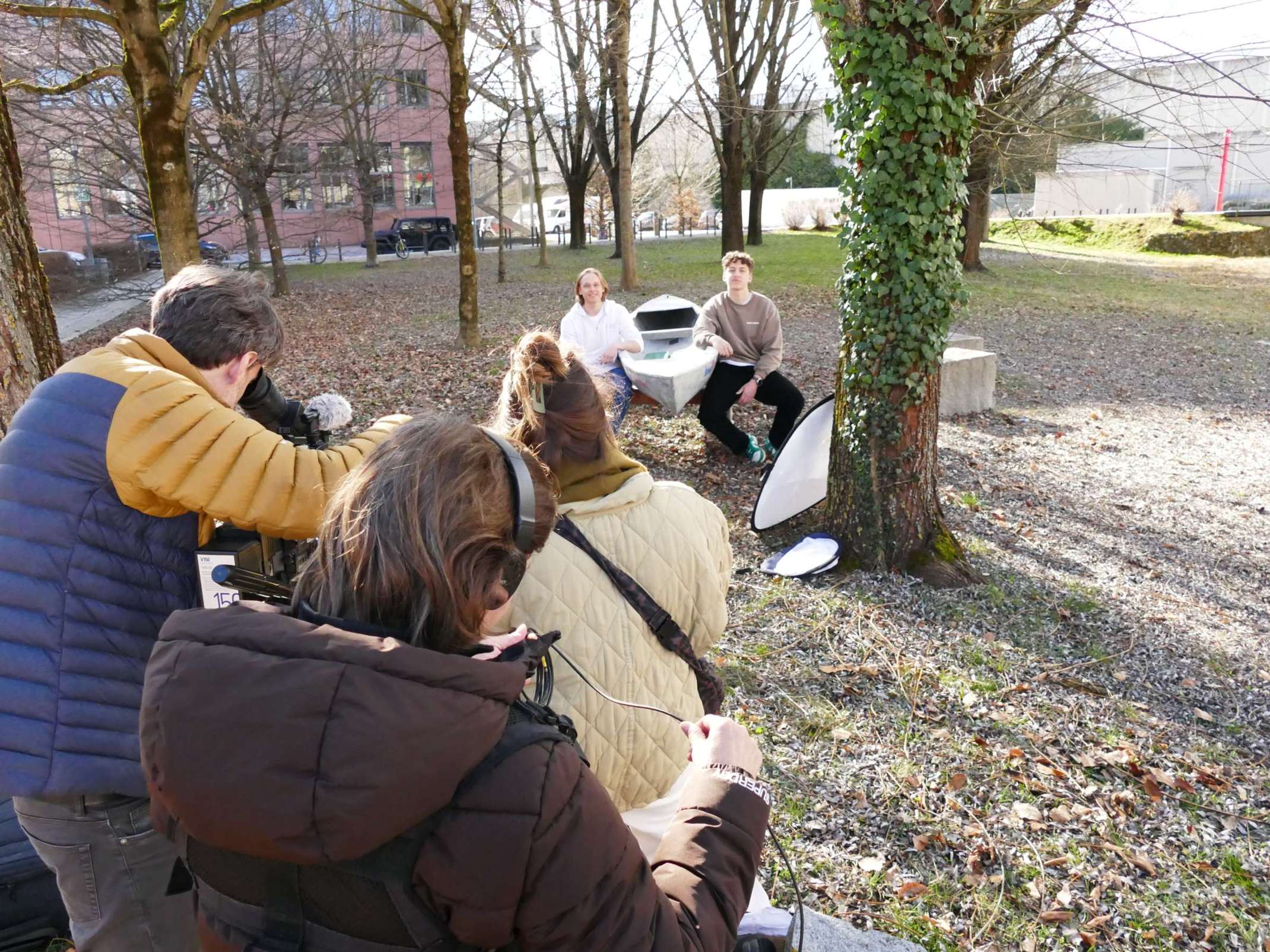 NDR-Dreh an der THA am 21.03.2025