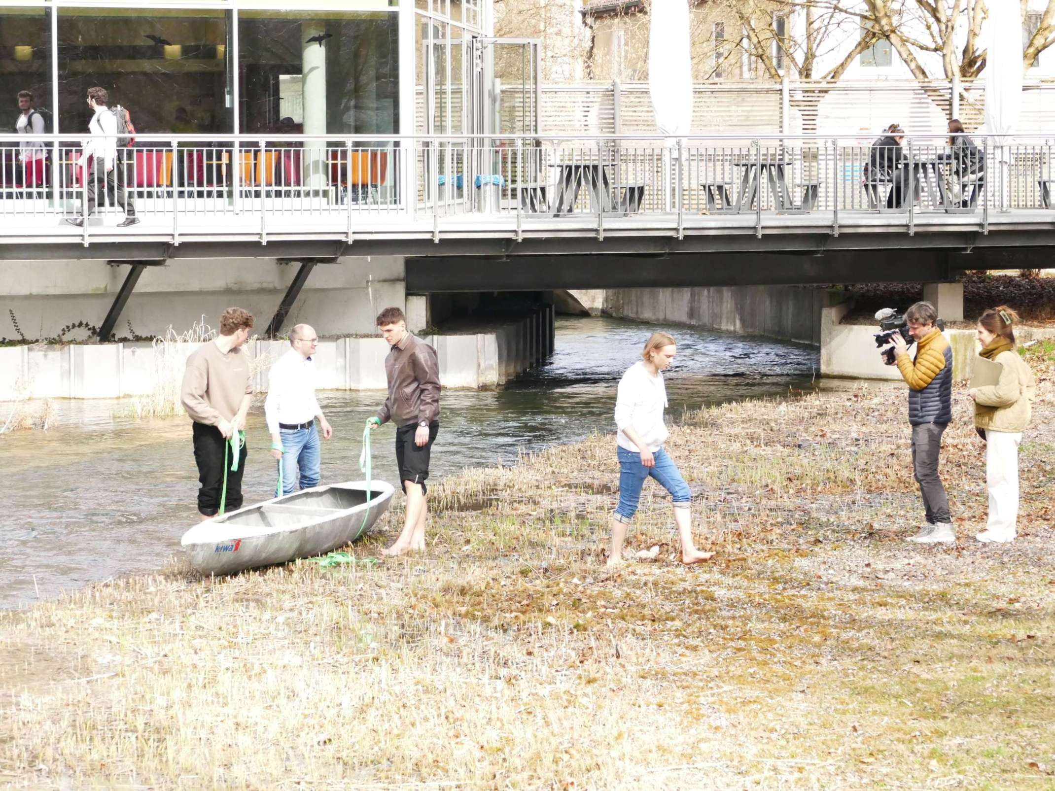 NDR-Dreh an der THA am 21.03.2025