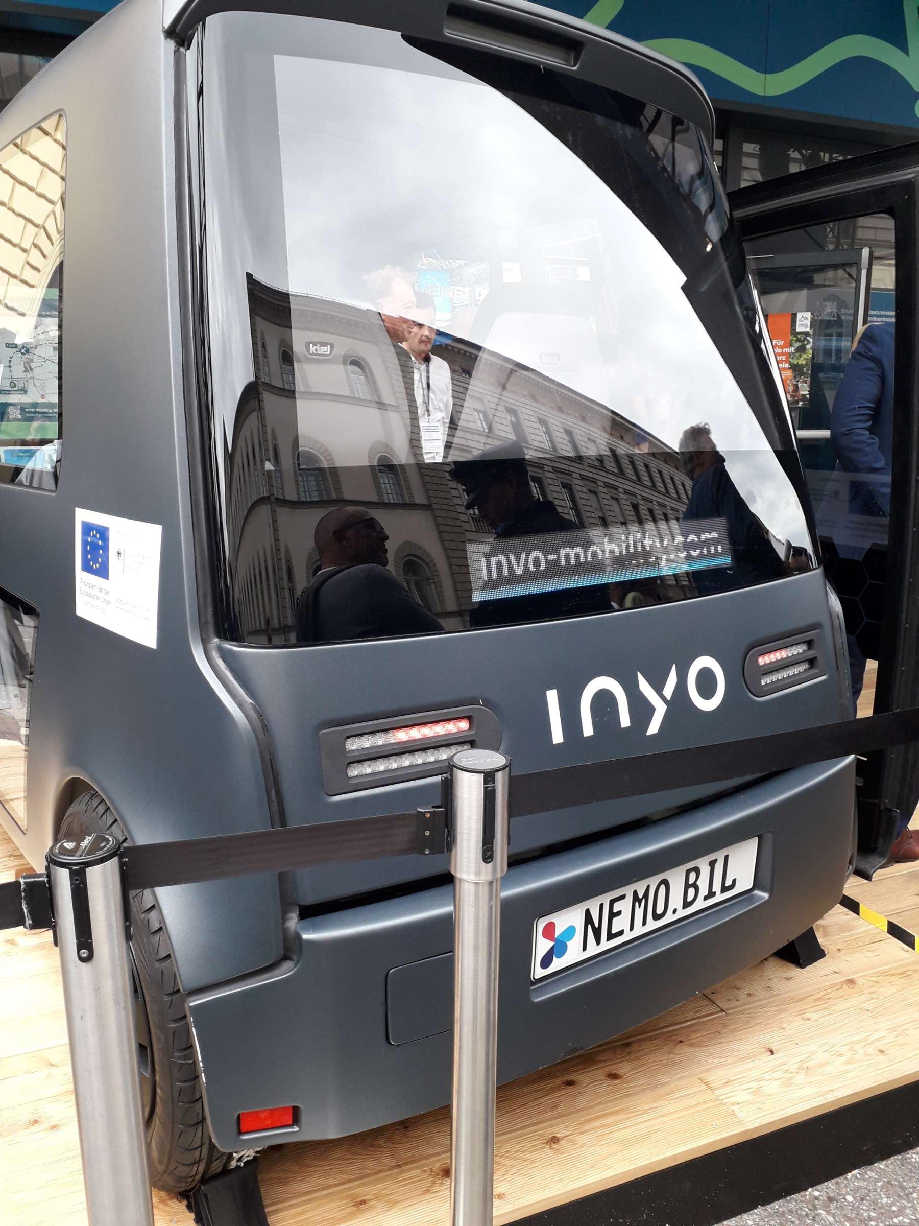 Das autonome INYO-Cab ist Teil des bundesweiten Forschungsprojekts NeMo.bil Das autonome INYO-Cab ist Teil des bundesweiten Forschungsprojekts NeMo.bil